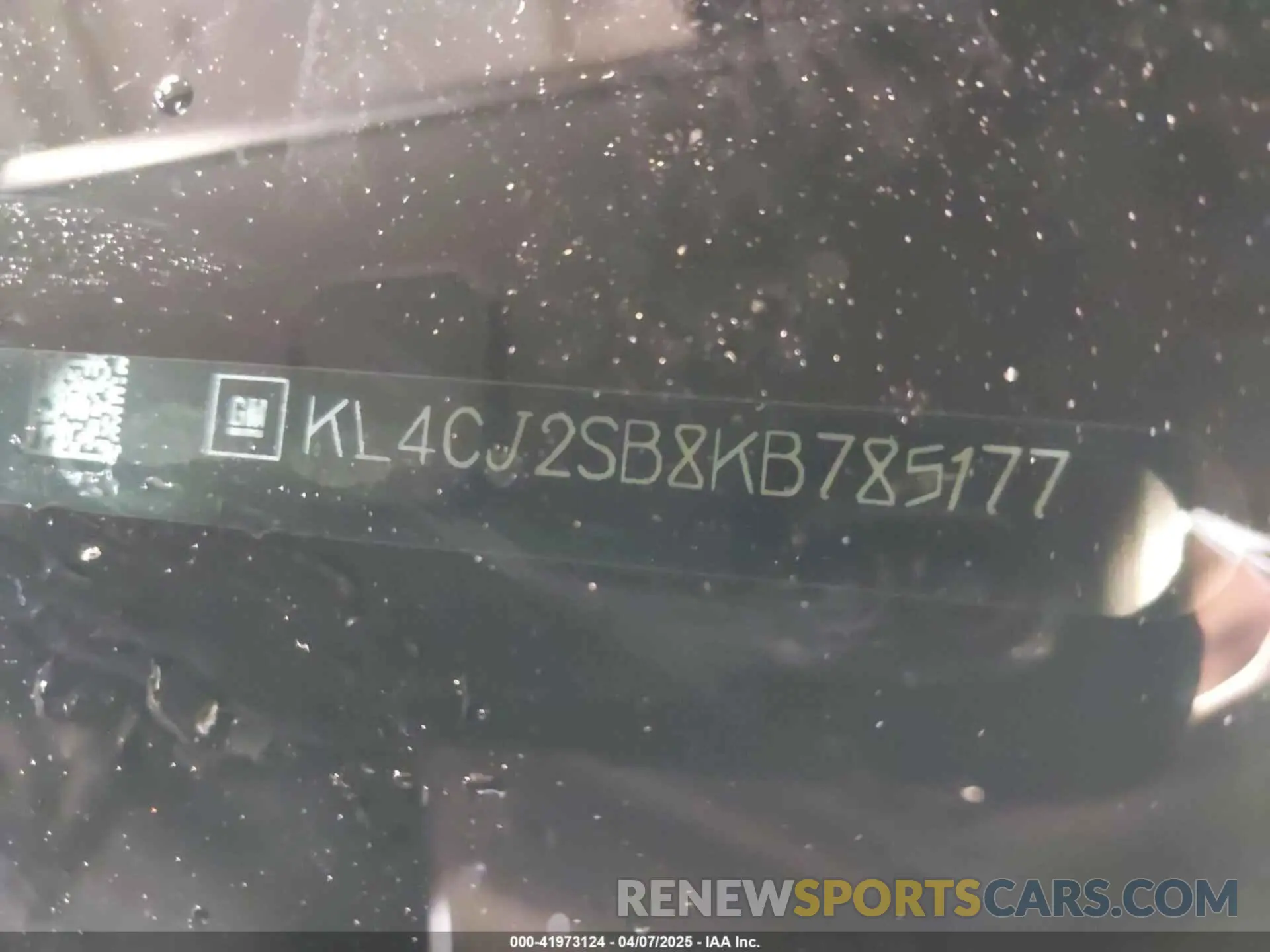 9 Photograph of a damaged car KL4CJ2SB8KB785177 BUICK ENCORE 2019