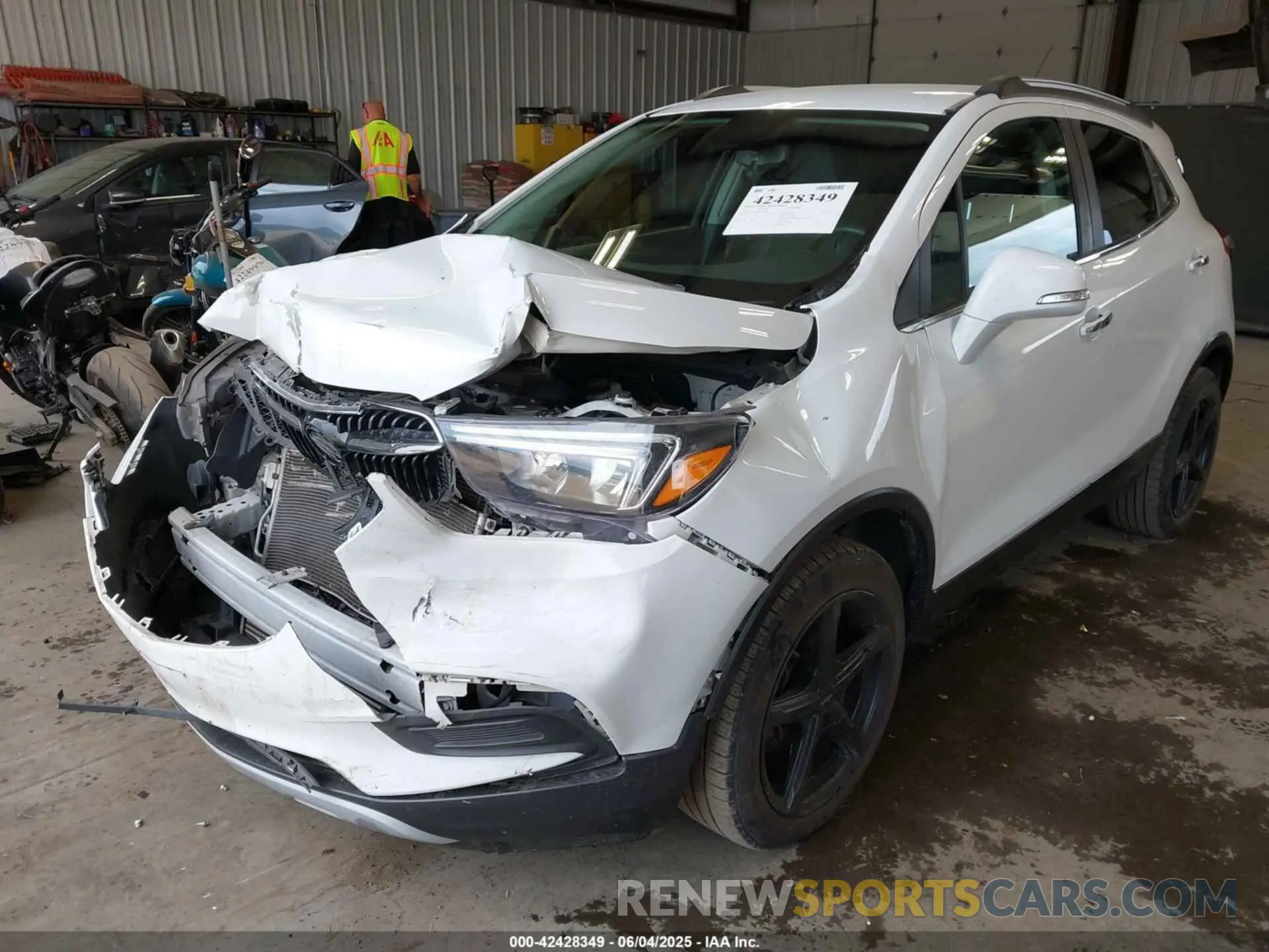 2 Photograph of a damaged car KL4CJASB0KB700505 BUICK ENCORE 2019