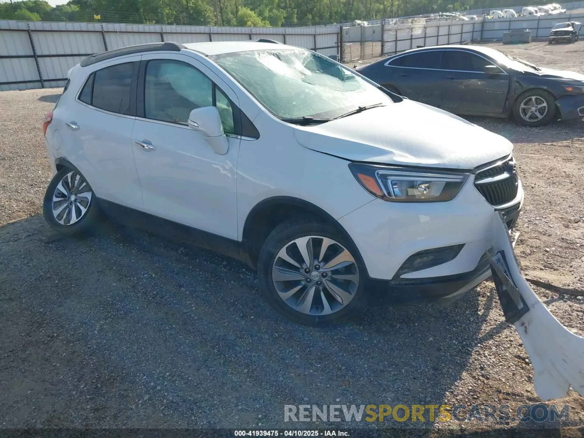 1 Photograph of a damaged car KL4CJASB0KB729731 BUICK ENCORE 2019