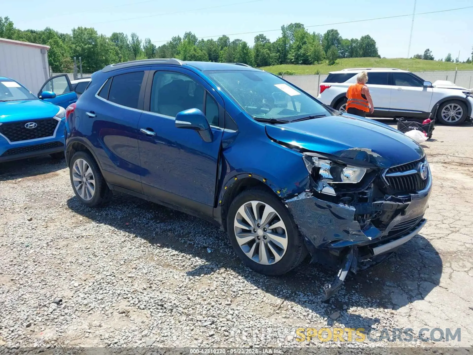 1 Photograph of a damaged car KL4CJASB0KB751485 BUICK ENCORE 2019