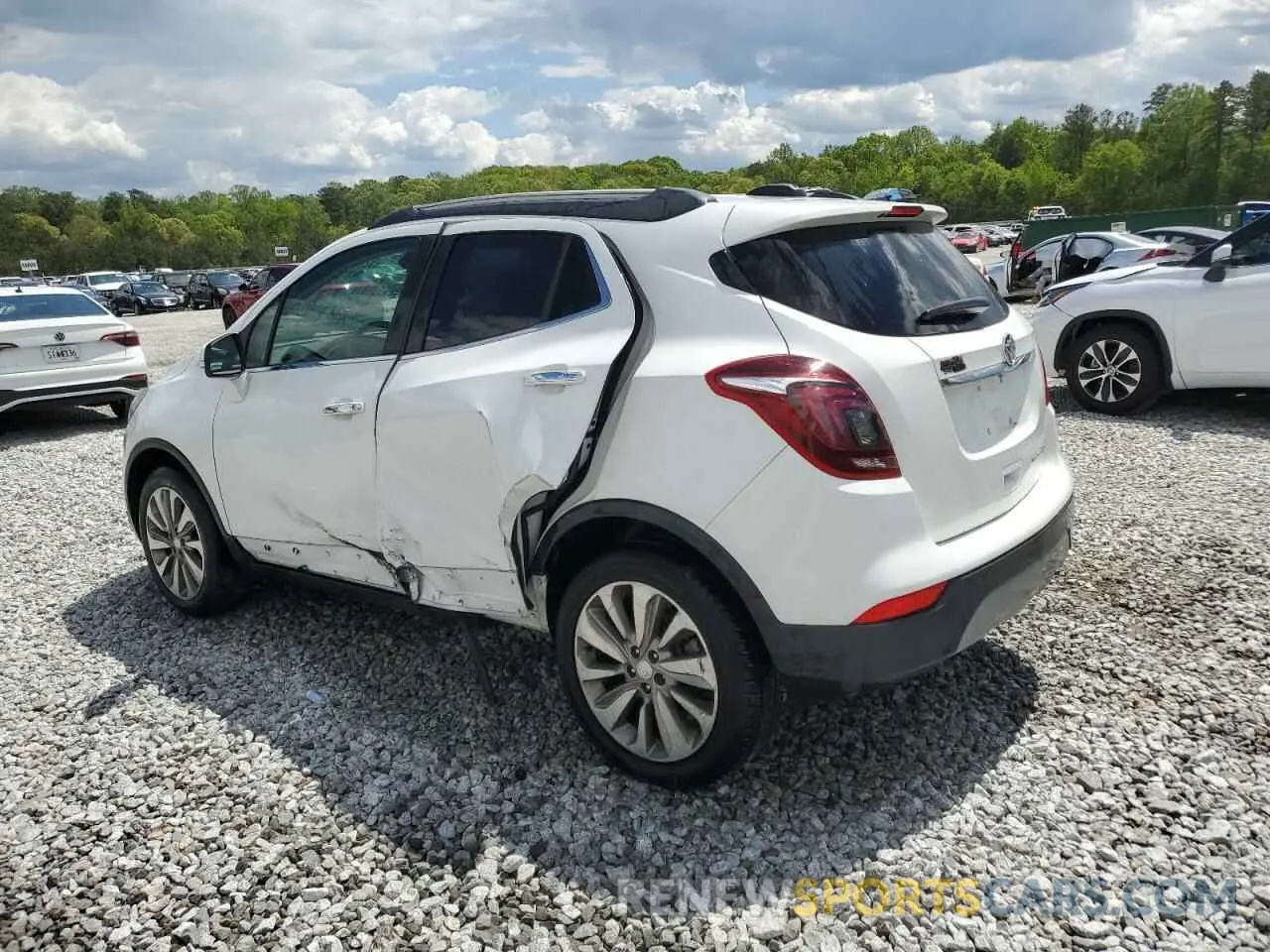 2 Photograph of a damaged car KL4CJASB0KB757500 BUICK ENCORE 2019