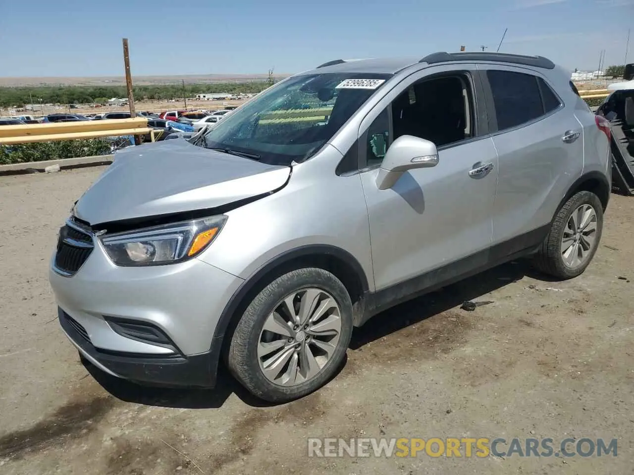 1 Photograph of a damaged car KL4CJASB0KB784342 BUICK ENCORE 2019