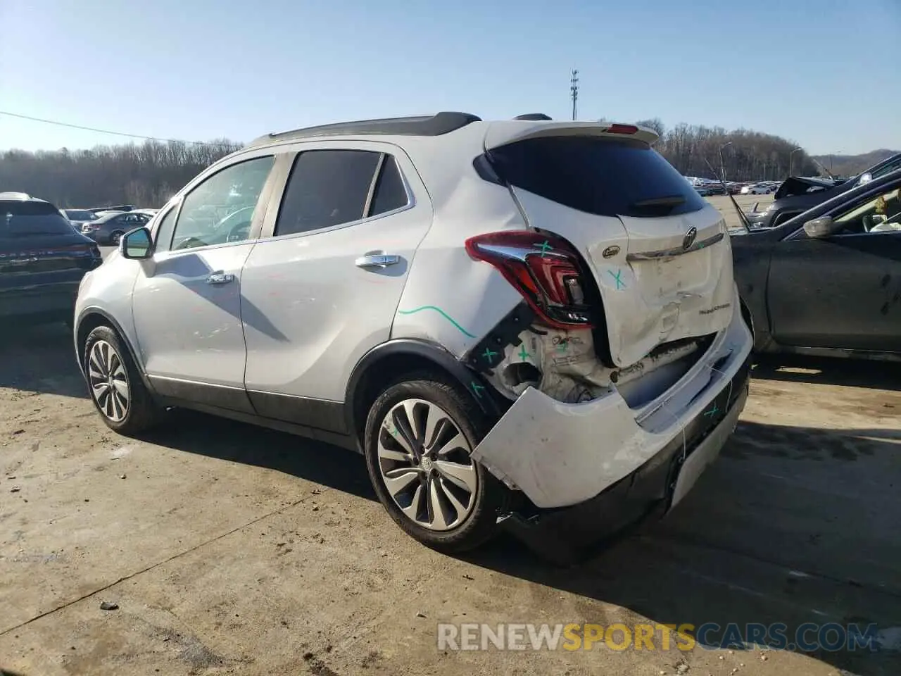2 Photograph of a damaged car KL4CJASB0KB850470 BUICK ENCORE 2019