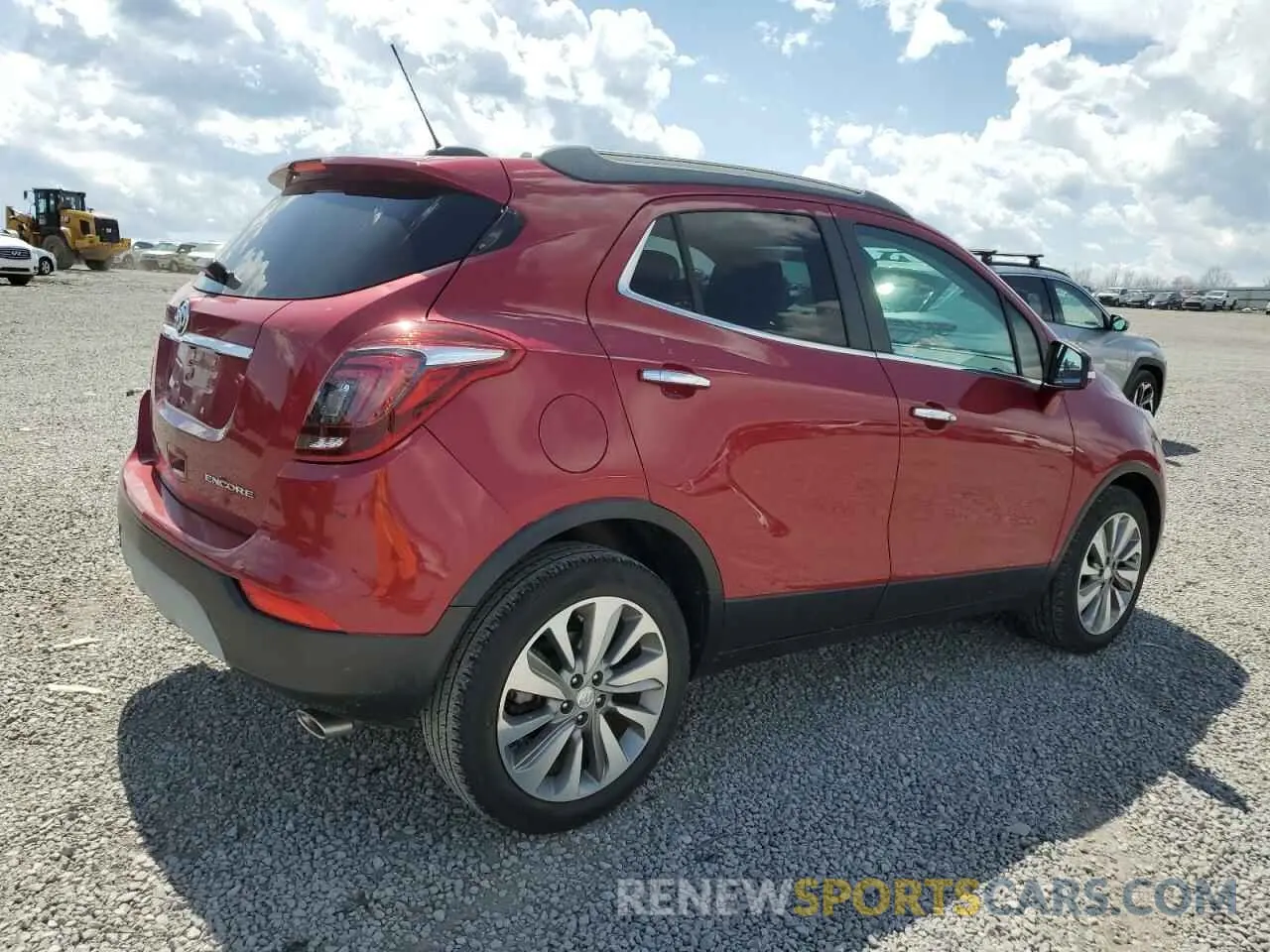 3 Photograph of a damaged car KL4CJASB0KB863557 BUICK ENCORE 2019