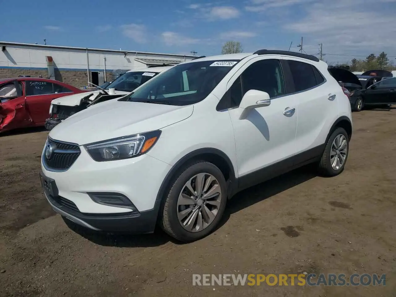 1 Photograph of a damaged car KL4CJASB0KB885316 BUICK ENCORE 2019