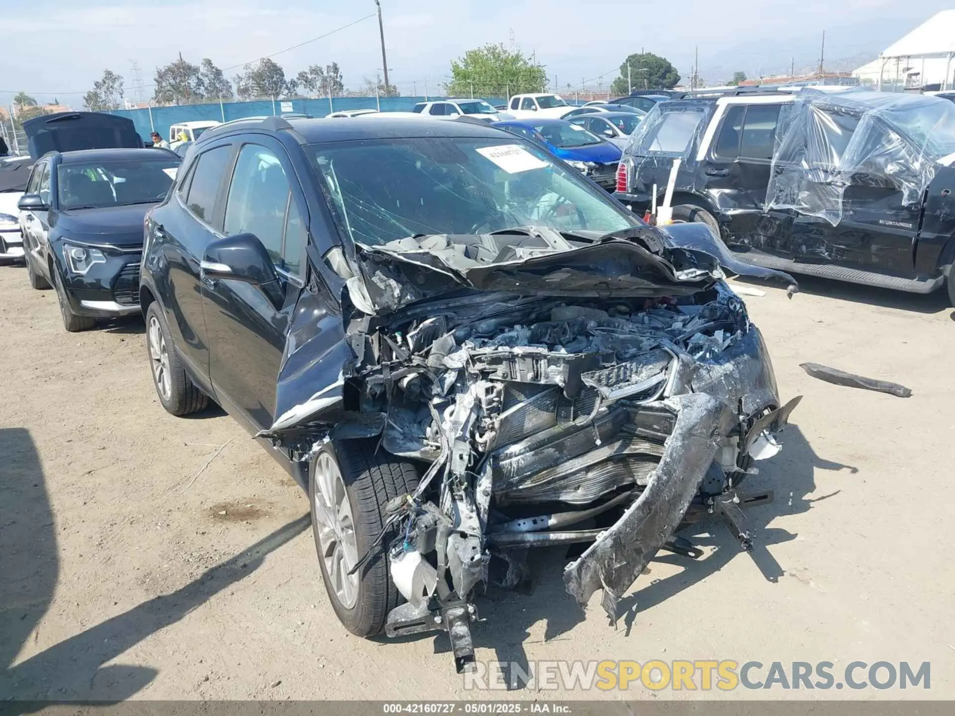 1 Photograph of a damaged car KL4CJASB0KB909551 BUICK ENCORE 2019