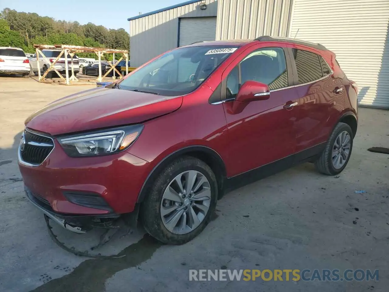 1 Photograph of a damaged car KL4CJASB0KB953159 BUICK ENCORE 2019