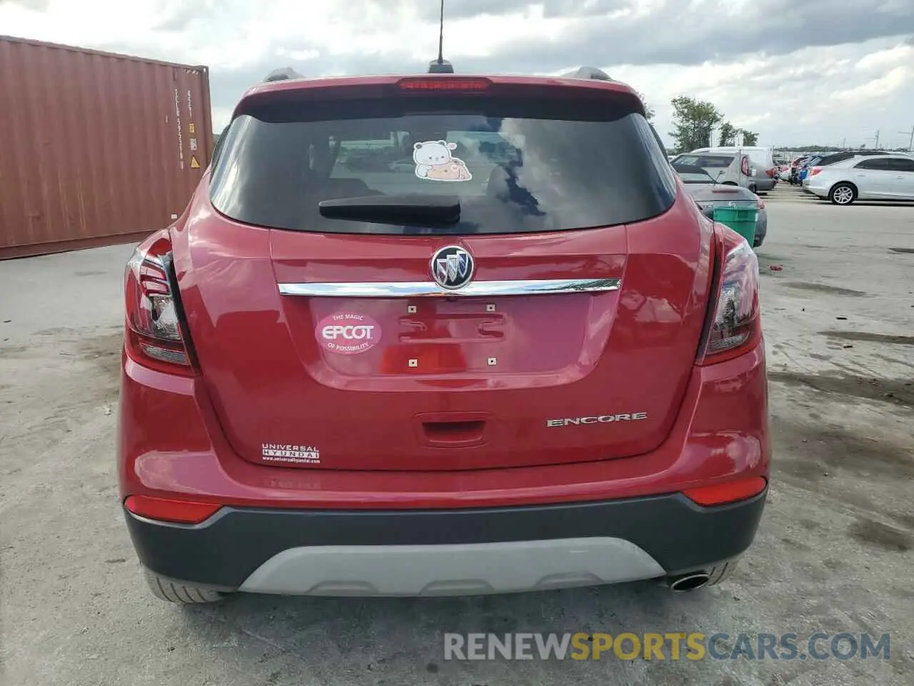 6 Photograph of a damaged car KL4CJASB1KB712890 BUICK ENCORE 2019