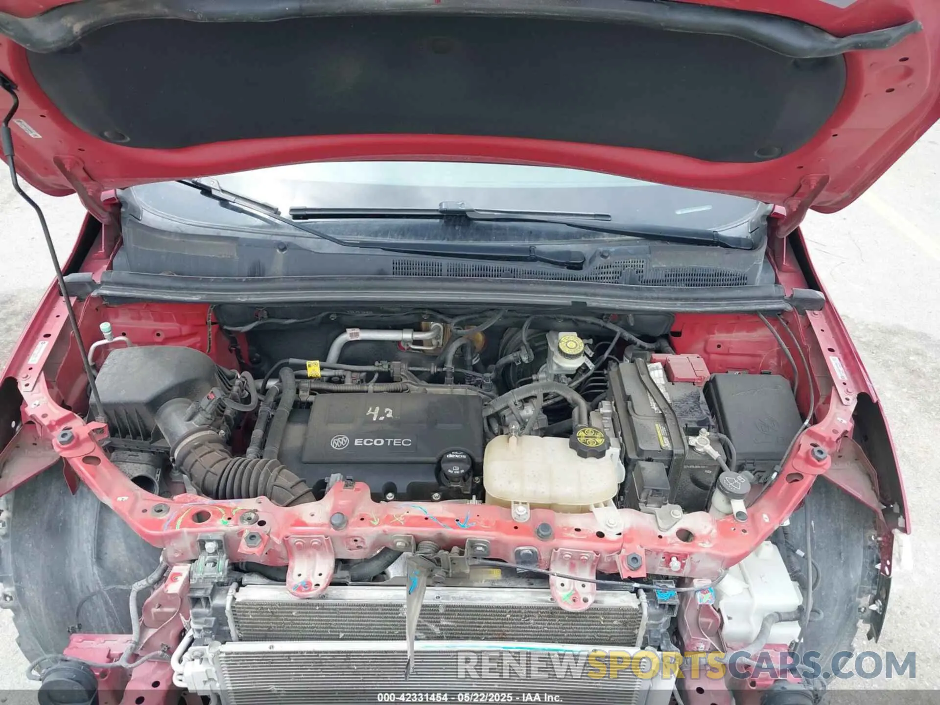 10 Photograph of a damaged car KL4CJASB1KB726000 BUICK ENCORE 2019
