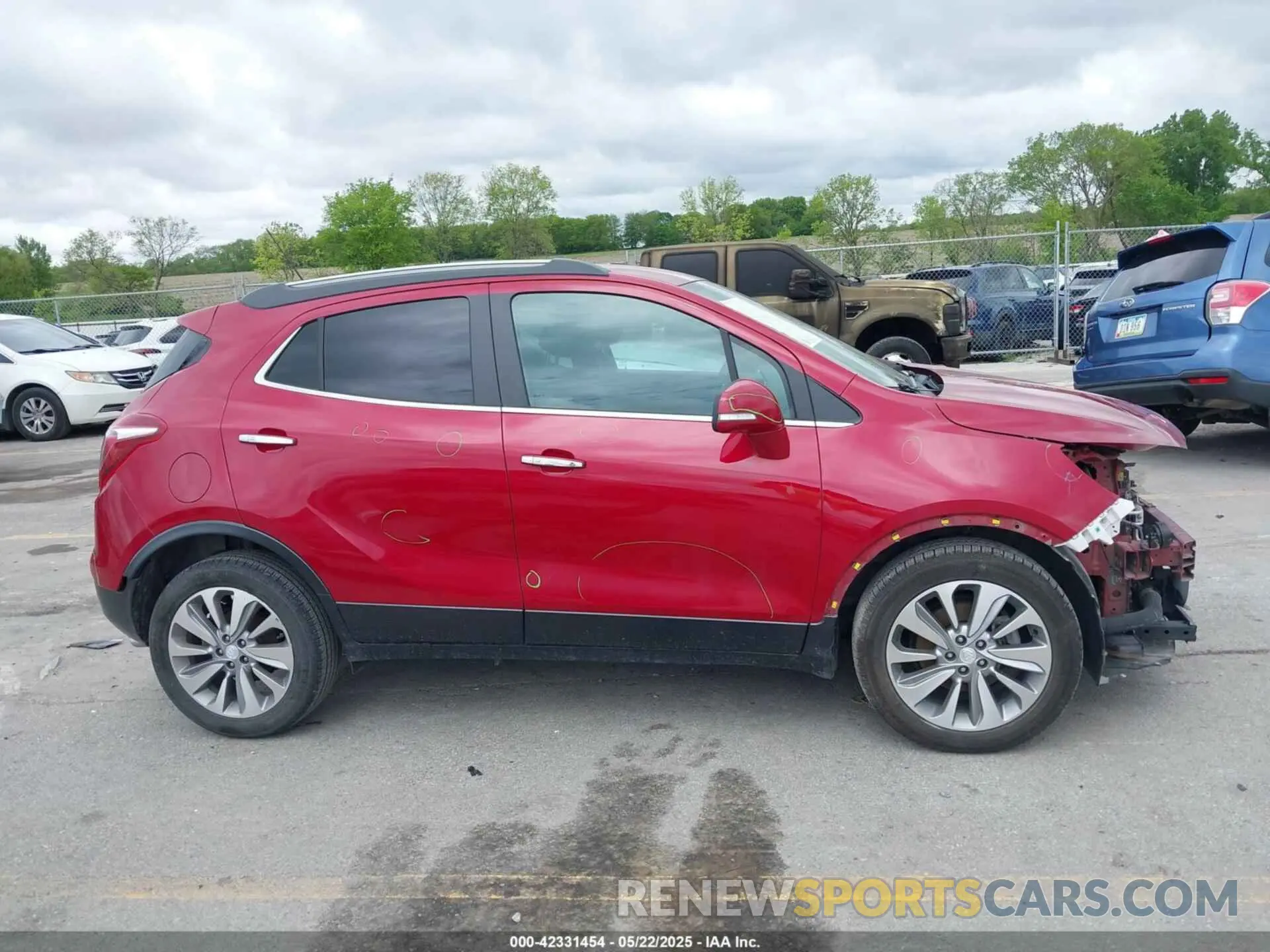 14 Photograph of a damaged car KL4CJASB1KB726000 BUICK ENCORE 2019