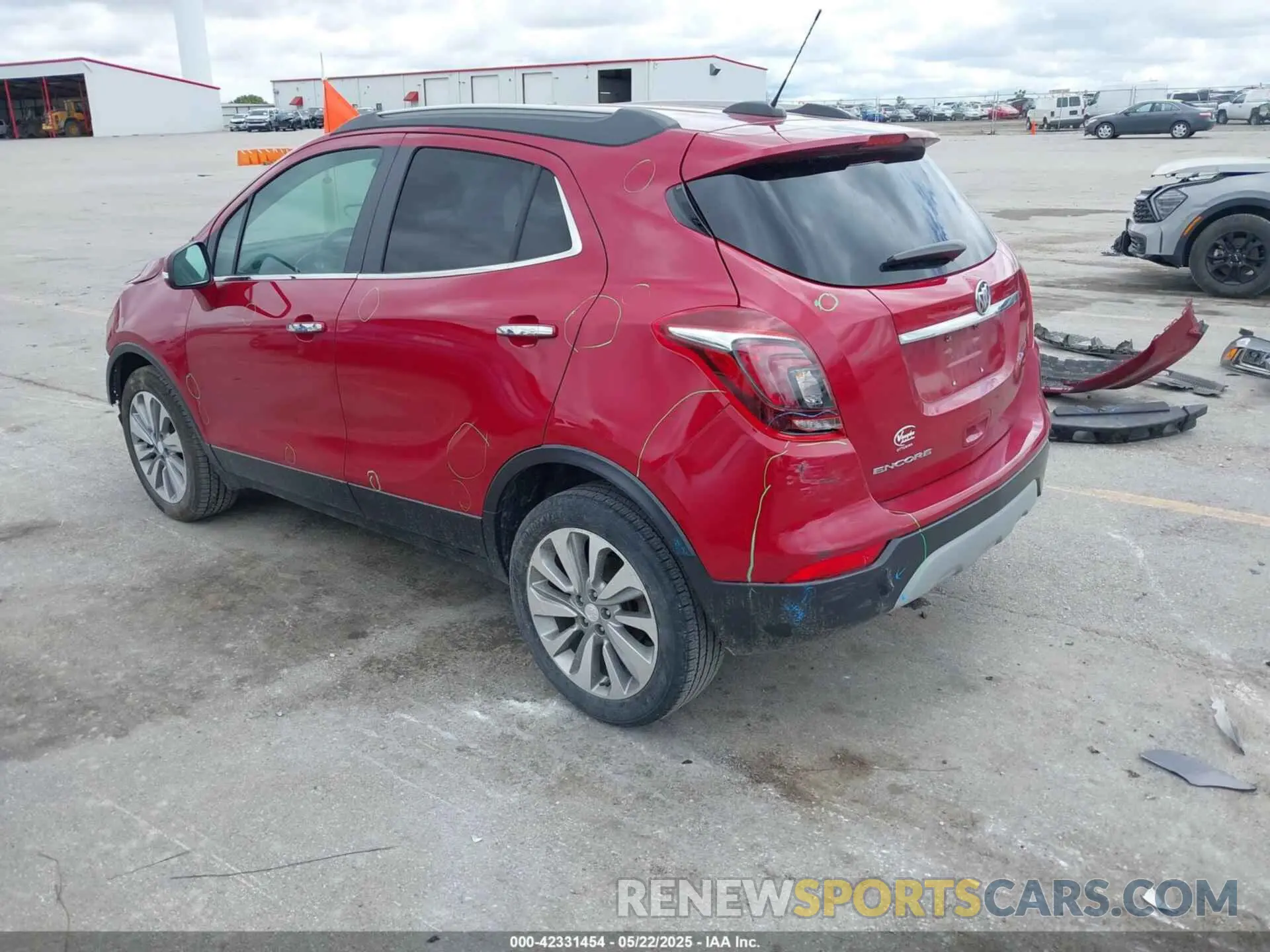 3 Photograph of a damaged car KL4CJASB1KB726000 BUICK ENCORE 2019