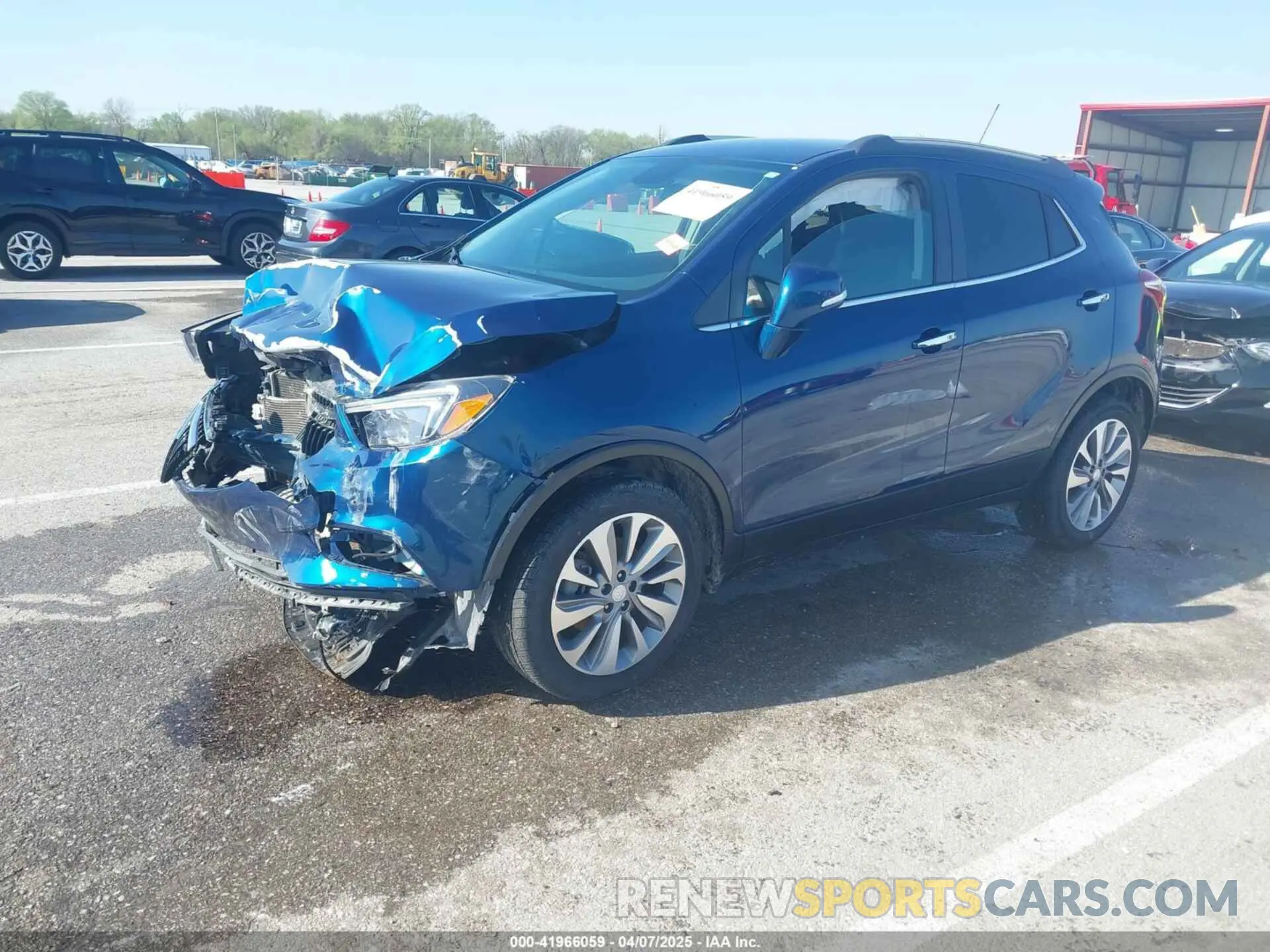 2 Photograph of a damaged car KL4CJASB1KB767047 BUICK ENCORE 2019