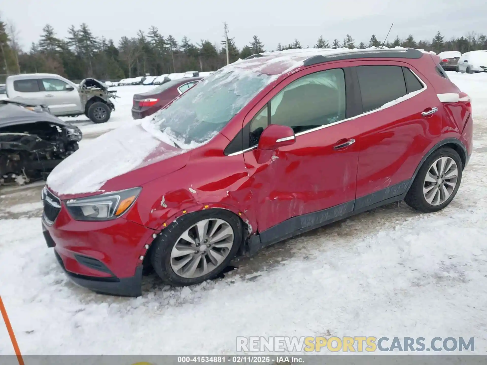 2 Photograph of a damaged car KL4CJASB1KB775553 BUICK ENCORE 2019