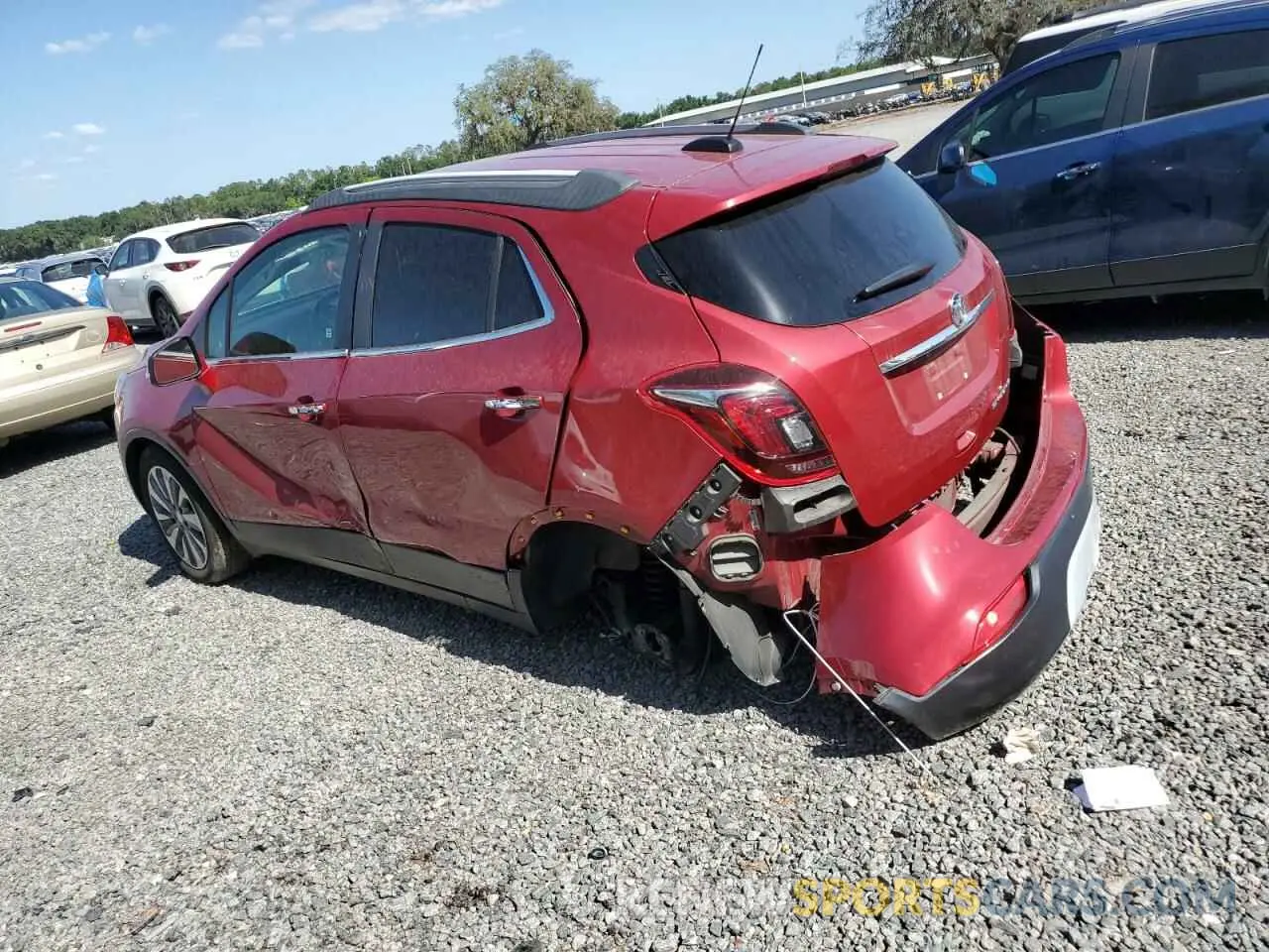 2 Photograph of a damaged car KL4CJASB1KB797388 BUICK ENCORE 2019