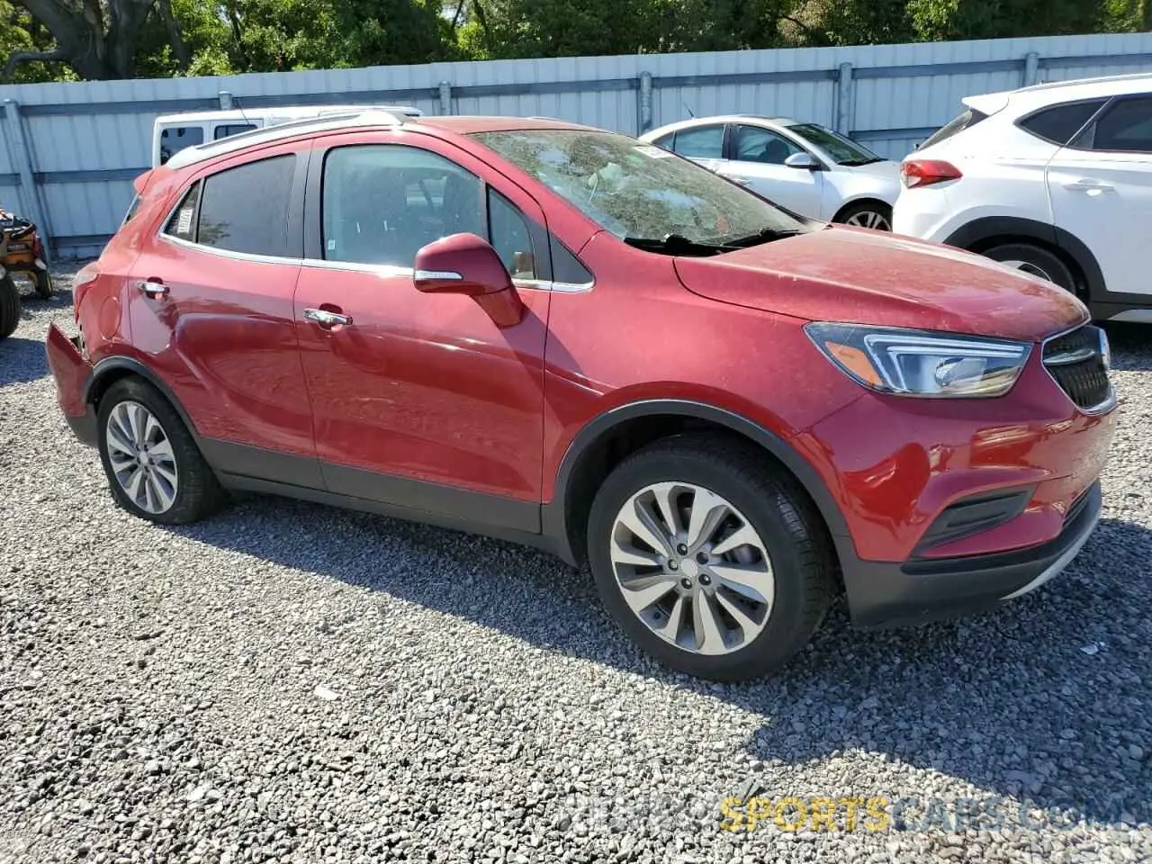4 Photograph of a damaged car KL4CJASB1KB797388 BUICK ENCORE 2019