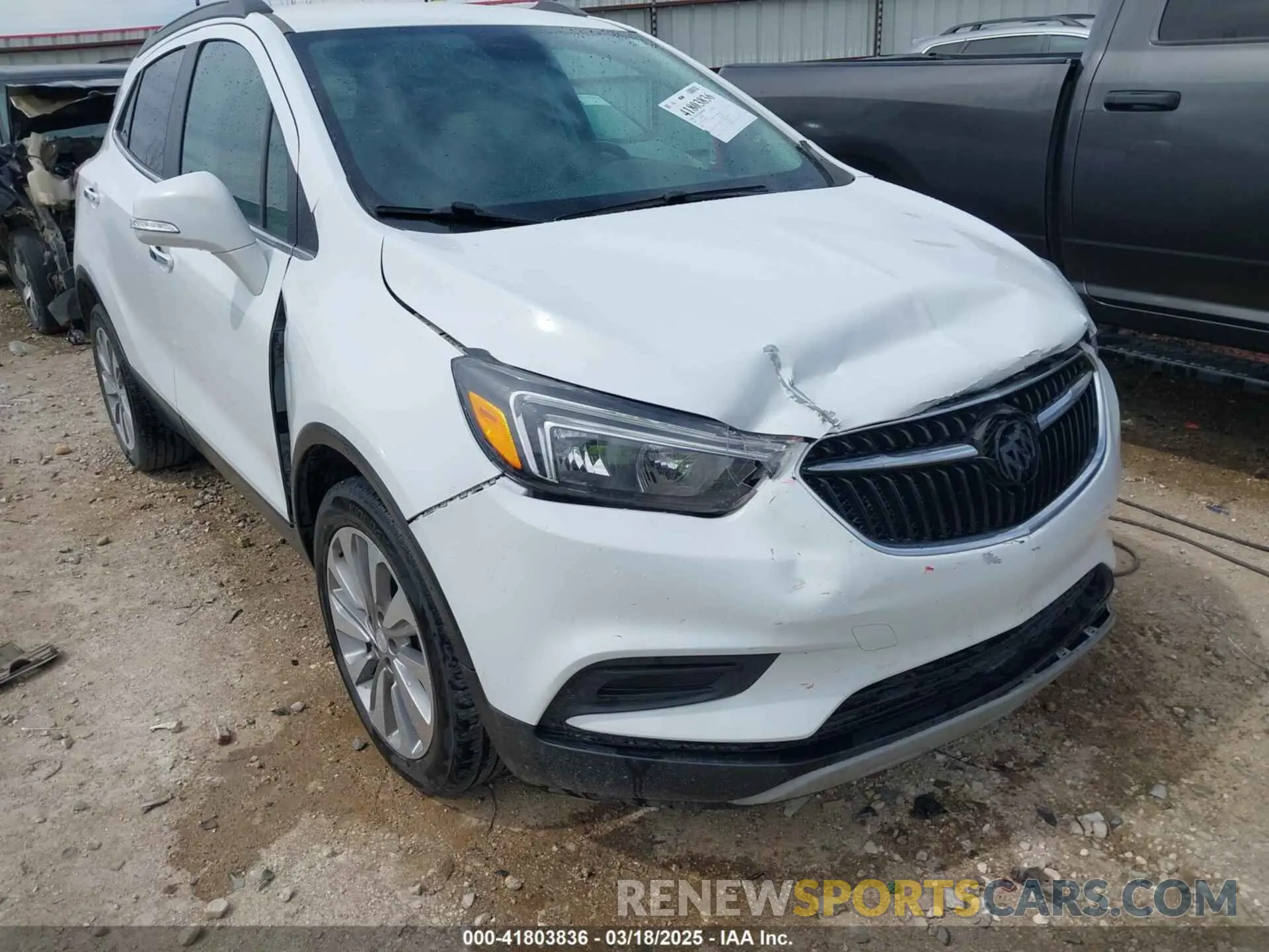 1 Photograph of a damaged car KL4CJASB1KB814402 BUICK ENCORE 2019