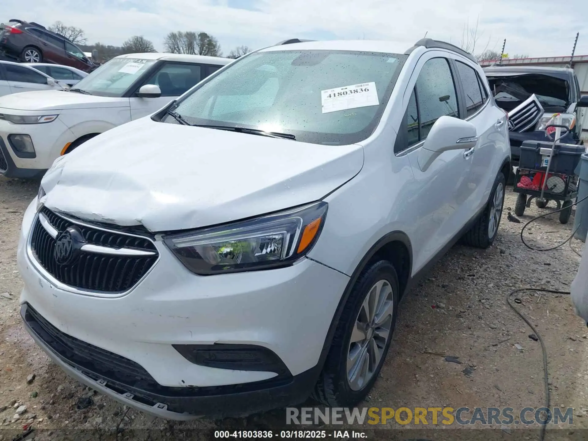 2 Photograph of a damaged car KL4CJASB1KB814402 BUICK ENCORE 2019