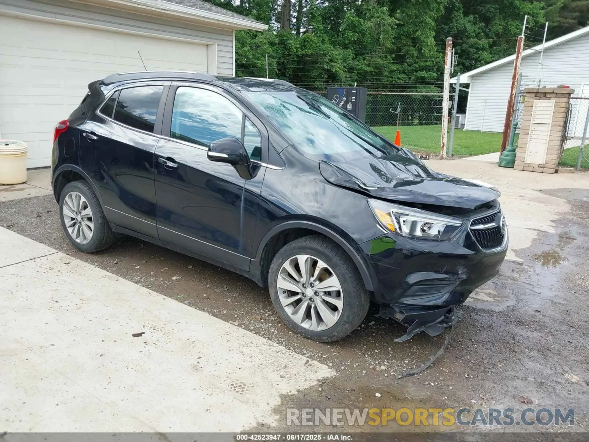 1 Photograph of a damaged car KL4CJASB1KB824525 BUICK ENCORE 2019