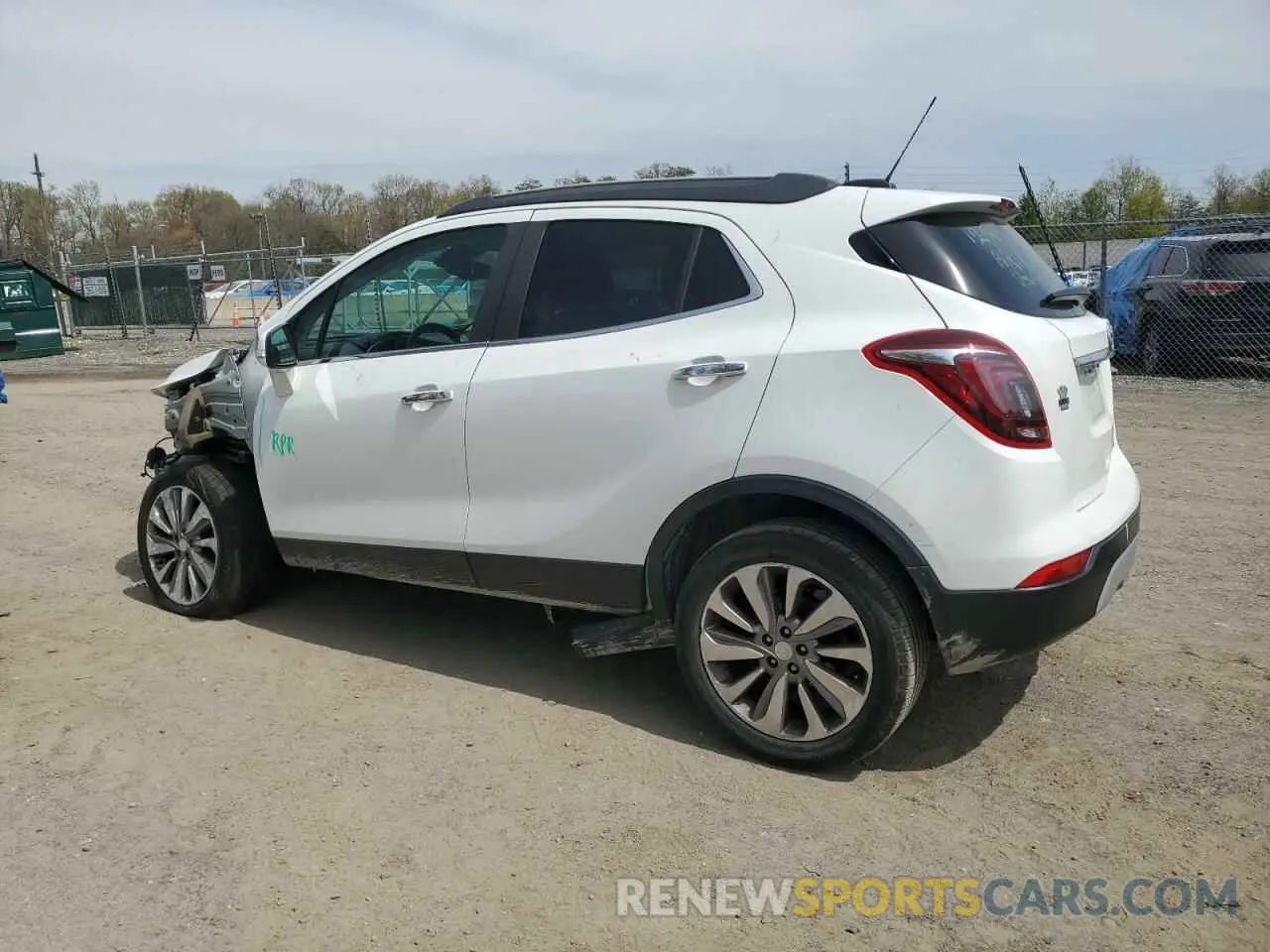 2 Photograph of a damaged car KL4CJASB1KB828378 BUICK ENCORE 2019
