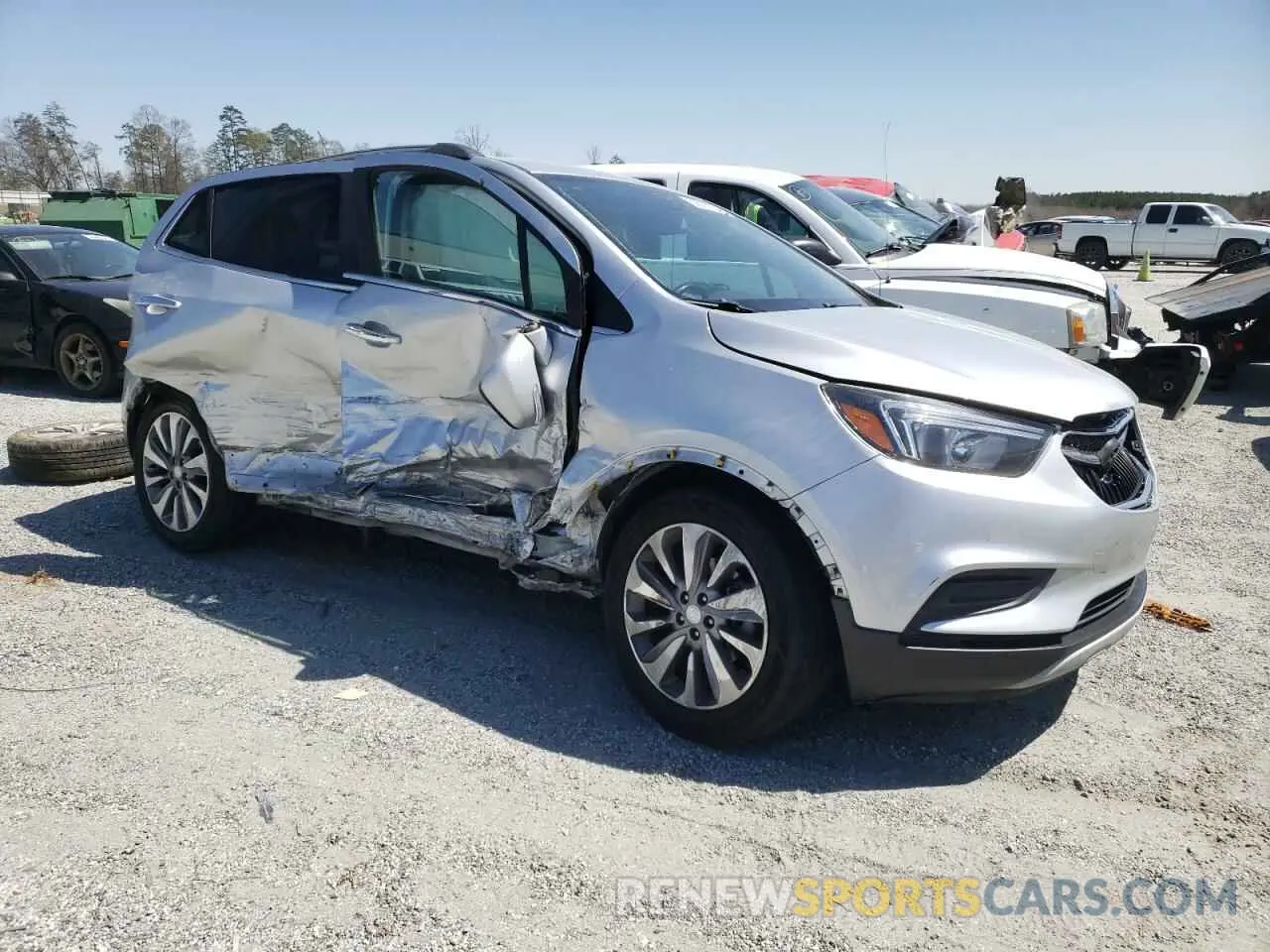4 Photograph of a damaged car KL4CJASB1KB835993 BUICK ENCORE 2019