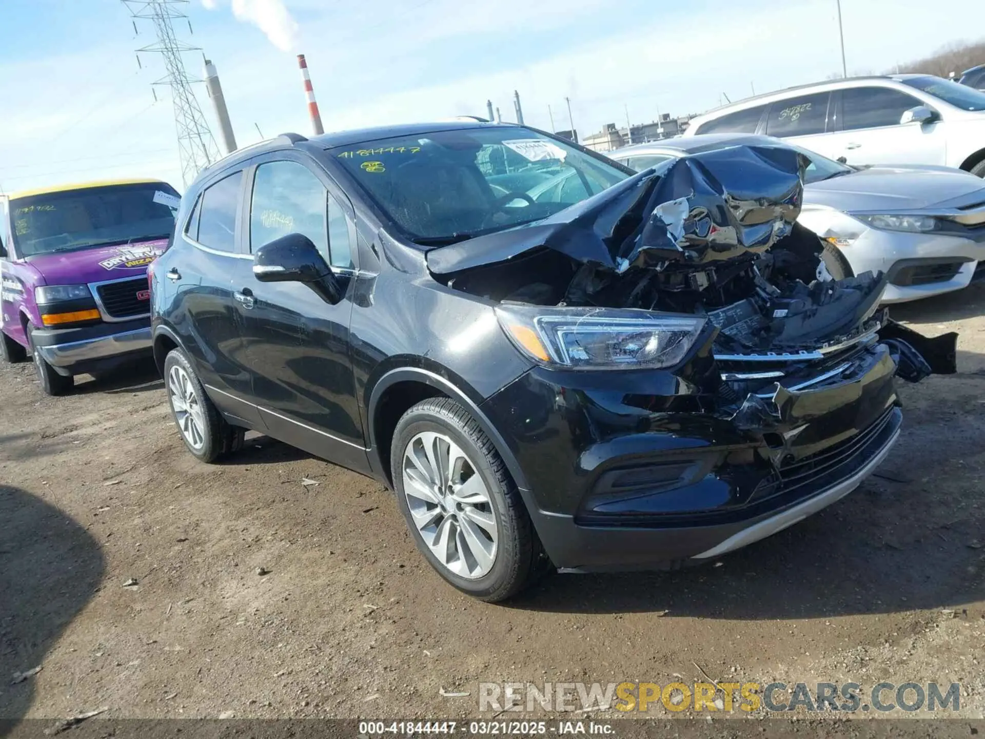 1 Photograph of a damaged car KL4CJASB1KB846492 BUICK ENCORE 2019