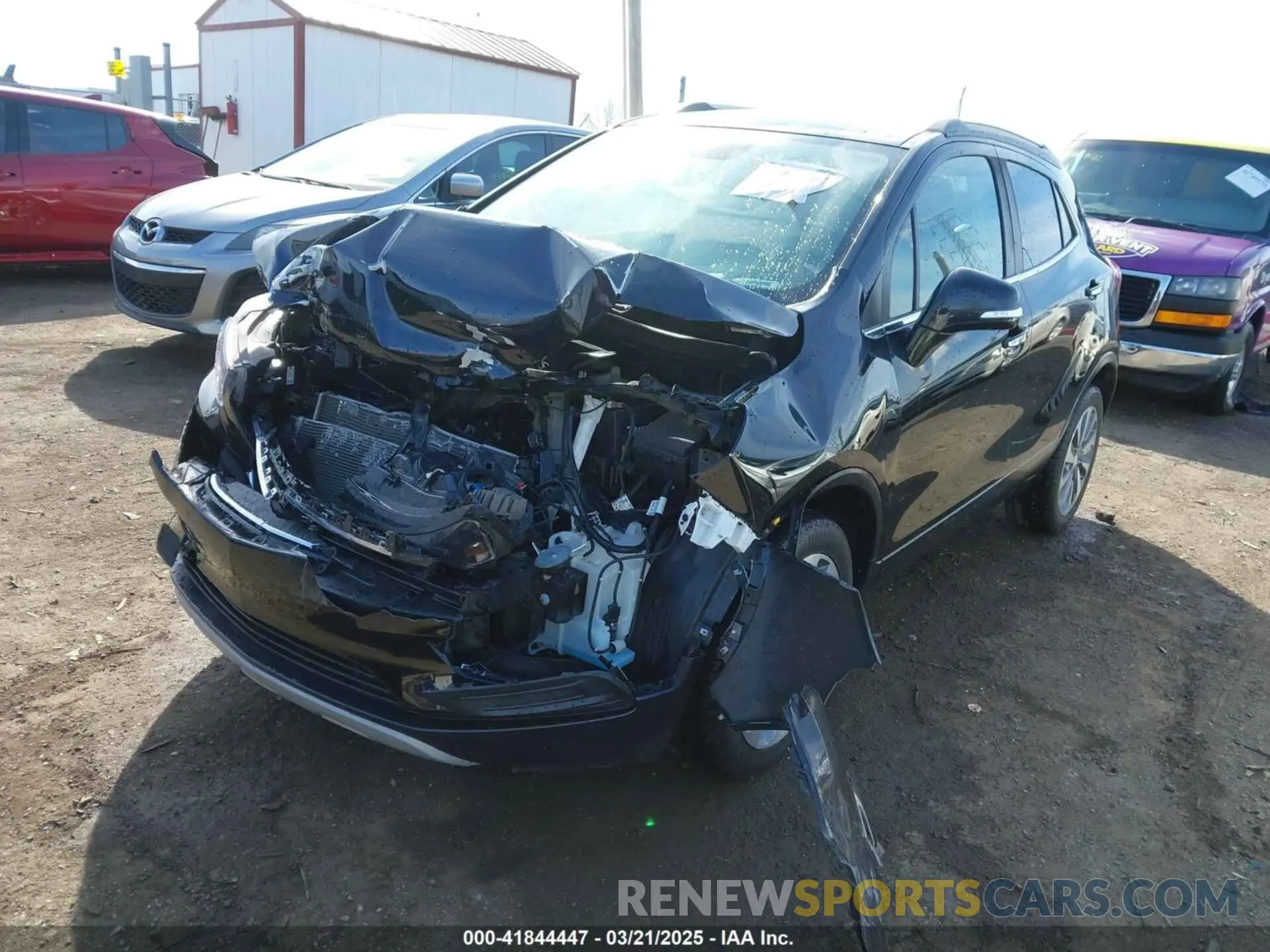 2 Photograph of a damaged car KL4CJASB1KB846492 BUICK ENCORE 2019