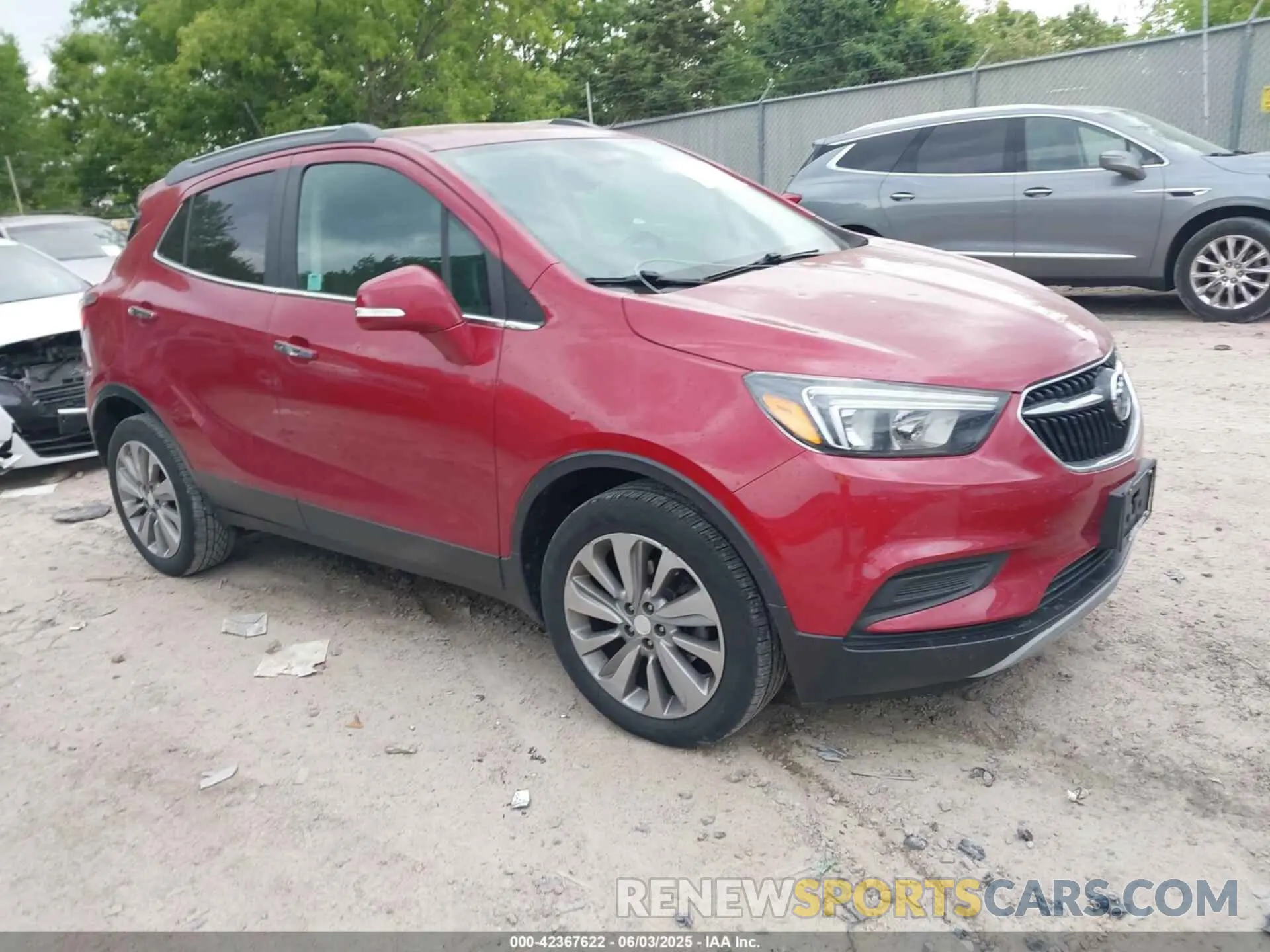 1 Photograph of a damaged car KL4CJASB1KB849215 BUICK ENCORE 2019