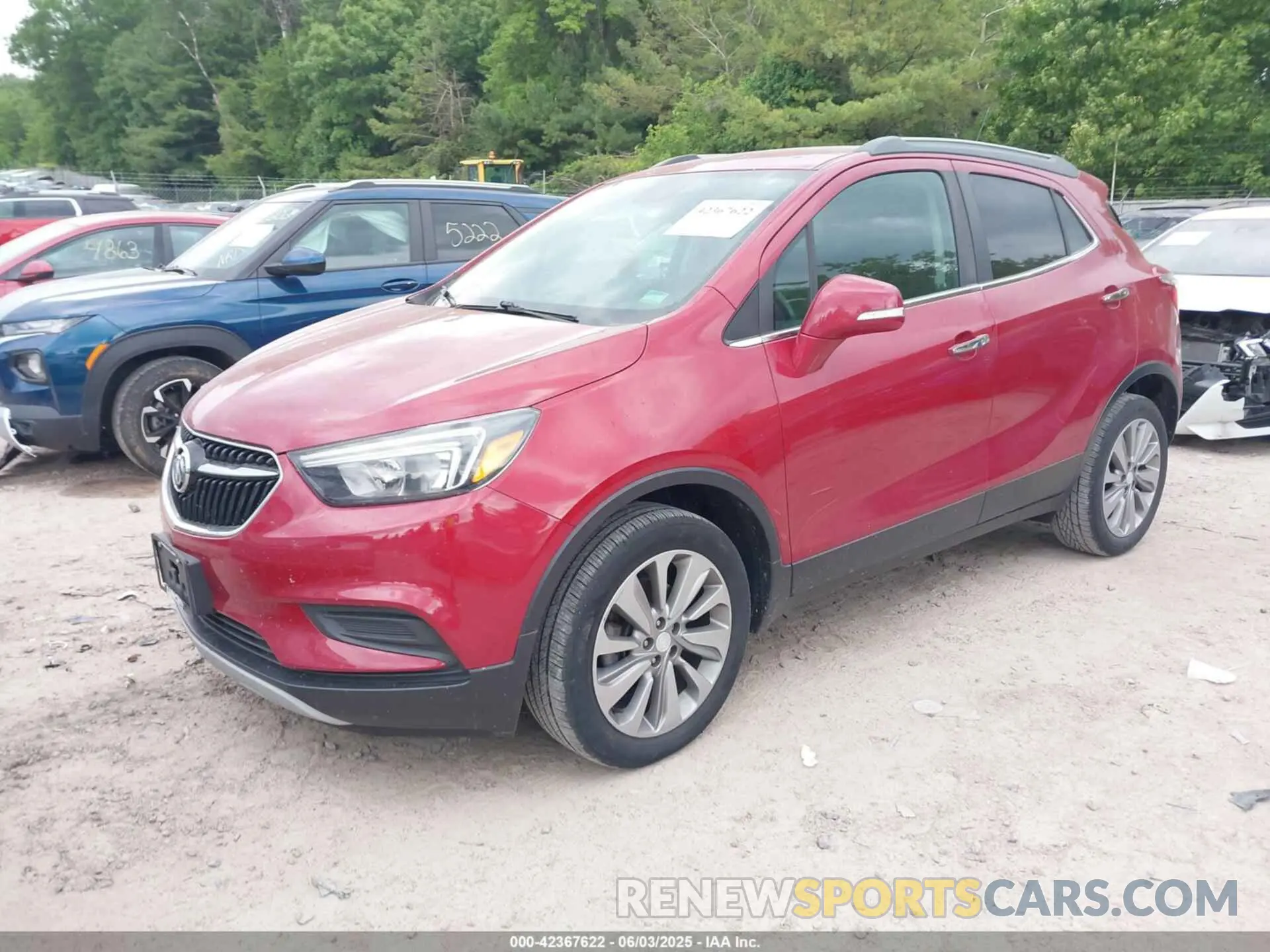 2 Photograph of a damaged car KL4CJASB1KB849215 BUICK ENCORE 2019