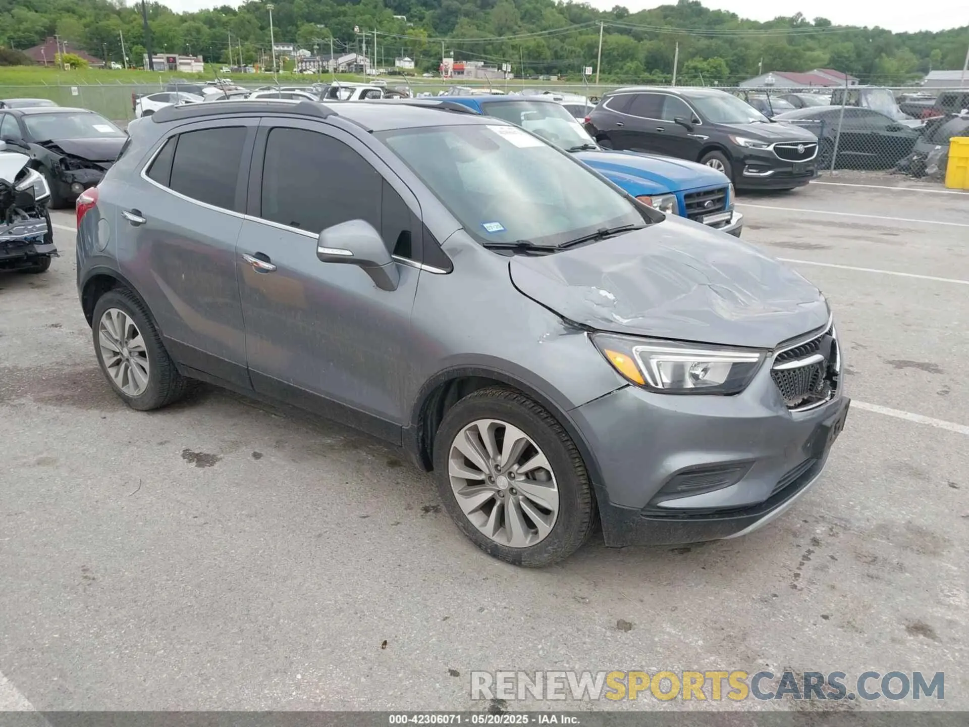 1 Photograph of a damaged car KL4CJASB1KB866886 BUICK ENCORE 2019