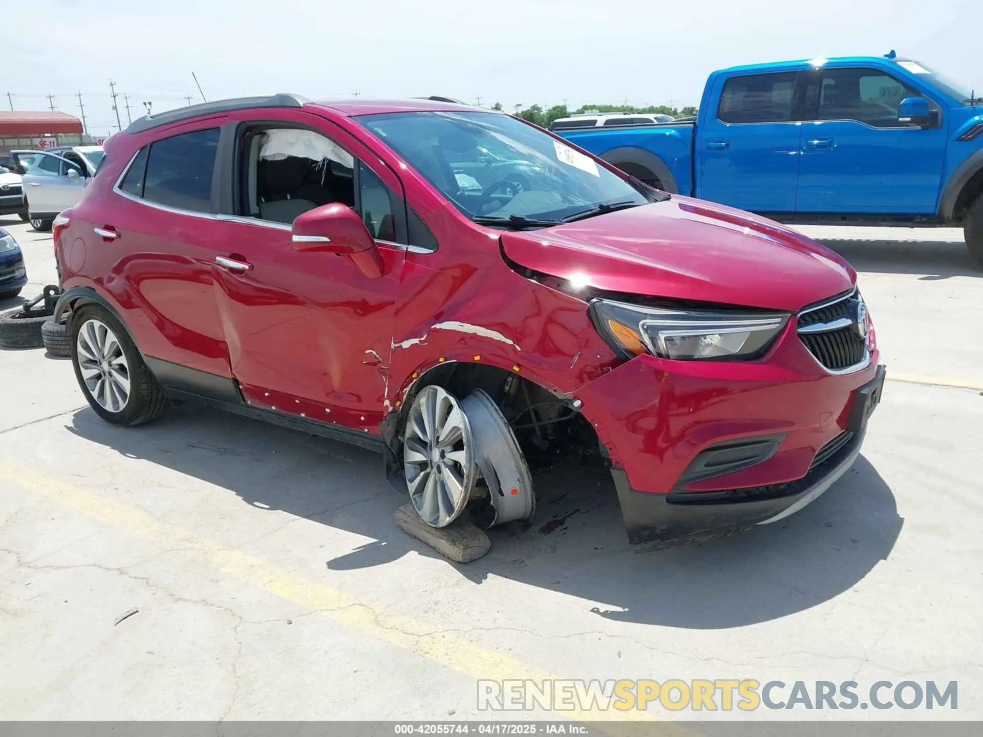 1 Photograph of a damaged car KL4CJASB1KB881632 BUICK ENCORE 2019