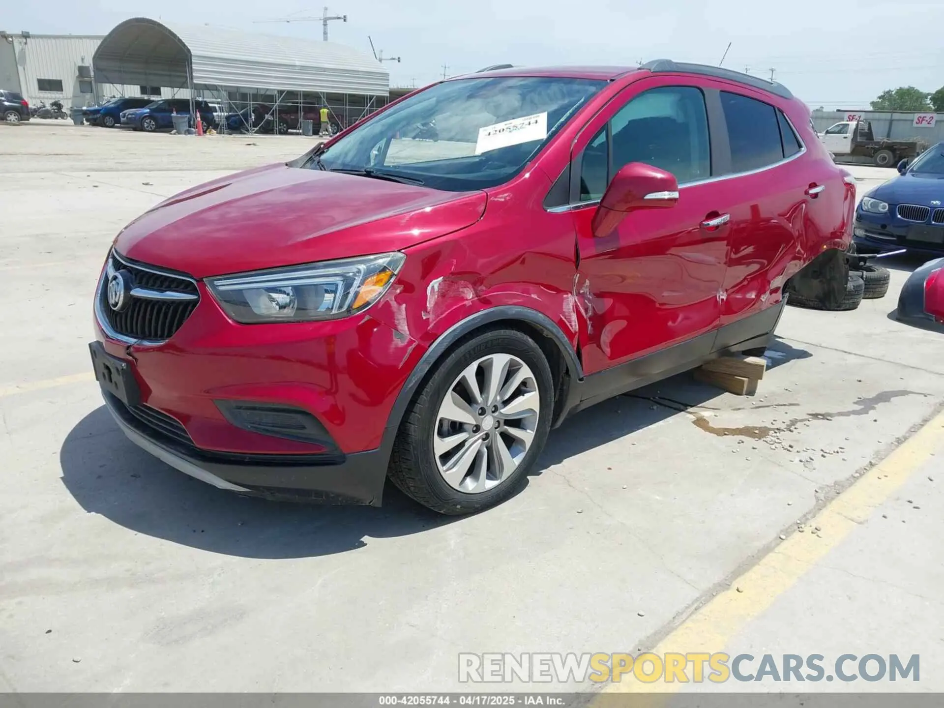 2 Photograph of a damaged car KL4CJASB1KB881632 BUICK ENCORE 2019