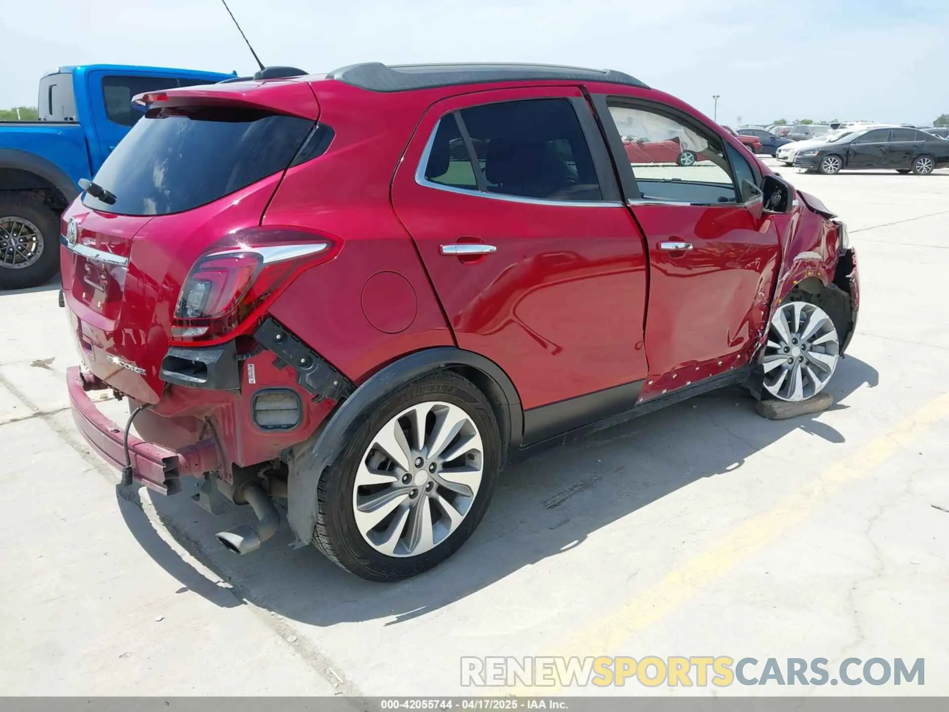 4 Photograph of a damaged car KL4CJASB1KB881632 BUICK ENCORE 2019