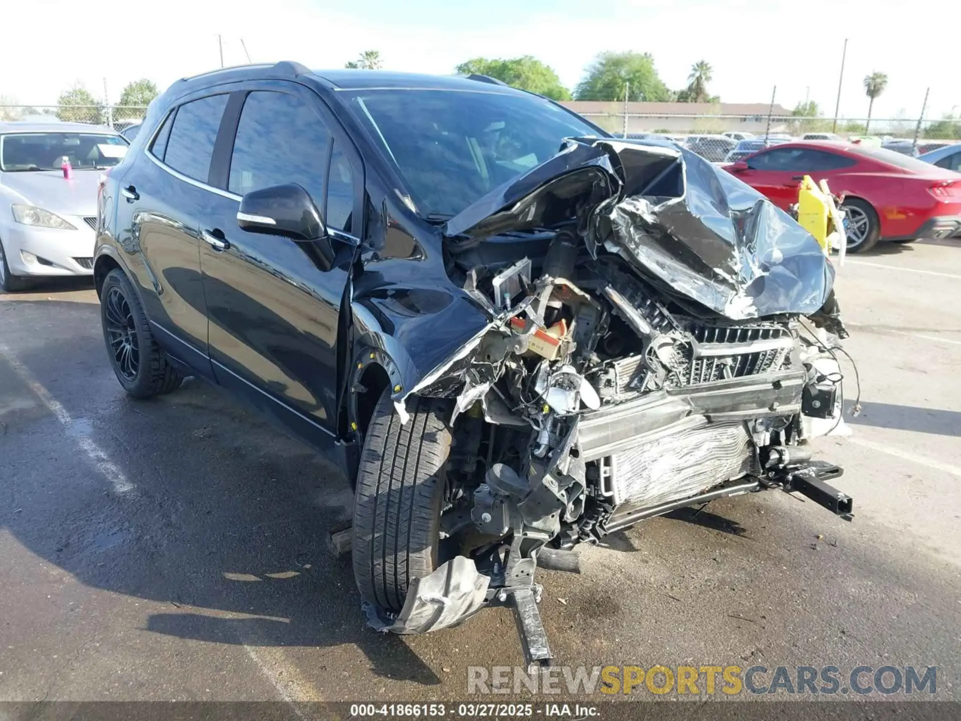 1 Photograph of a damaged car KL4CJASB1KB888306 BUICK ENCORE 2019