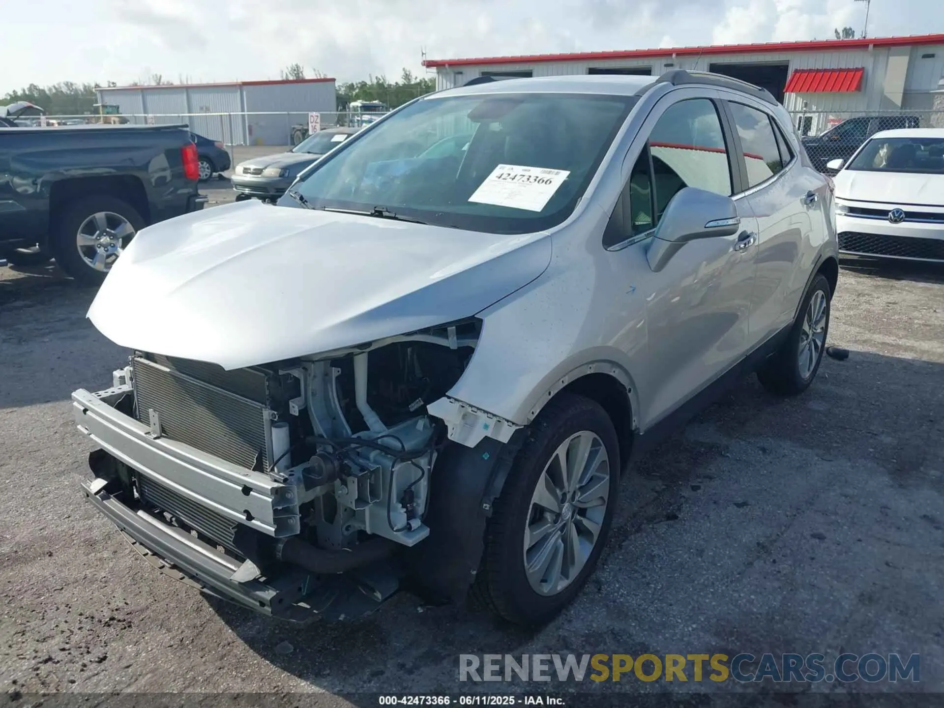 2 Photograph of a damaged car KL4CJASB2KB712610 BUICK ENCORE 2019