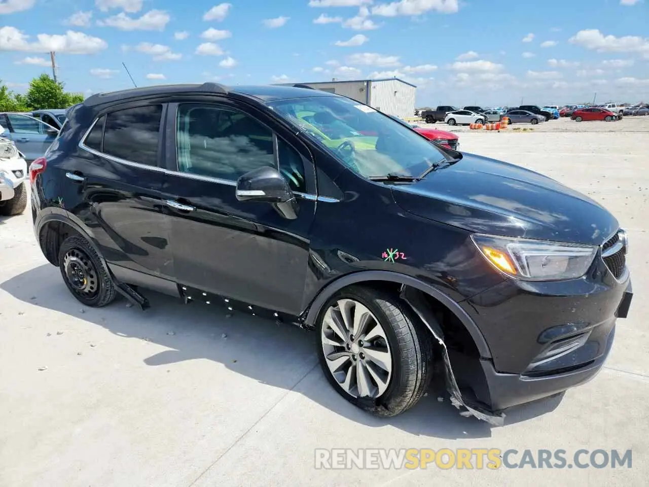 4 Photograph of a damaged car KL4CJASB2KB732484 BUICK ENCORE 2019