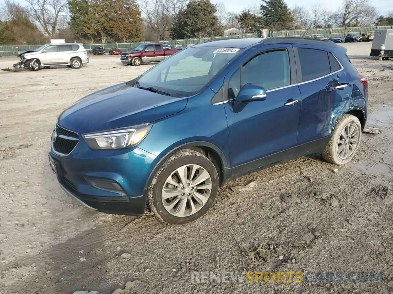 1 Photograph of a damaged car KL4CJASB2KB781233 BUICK ENCORE 2019