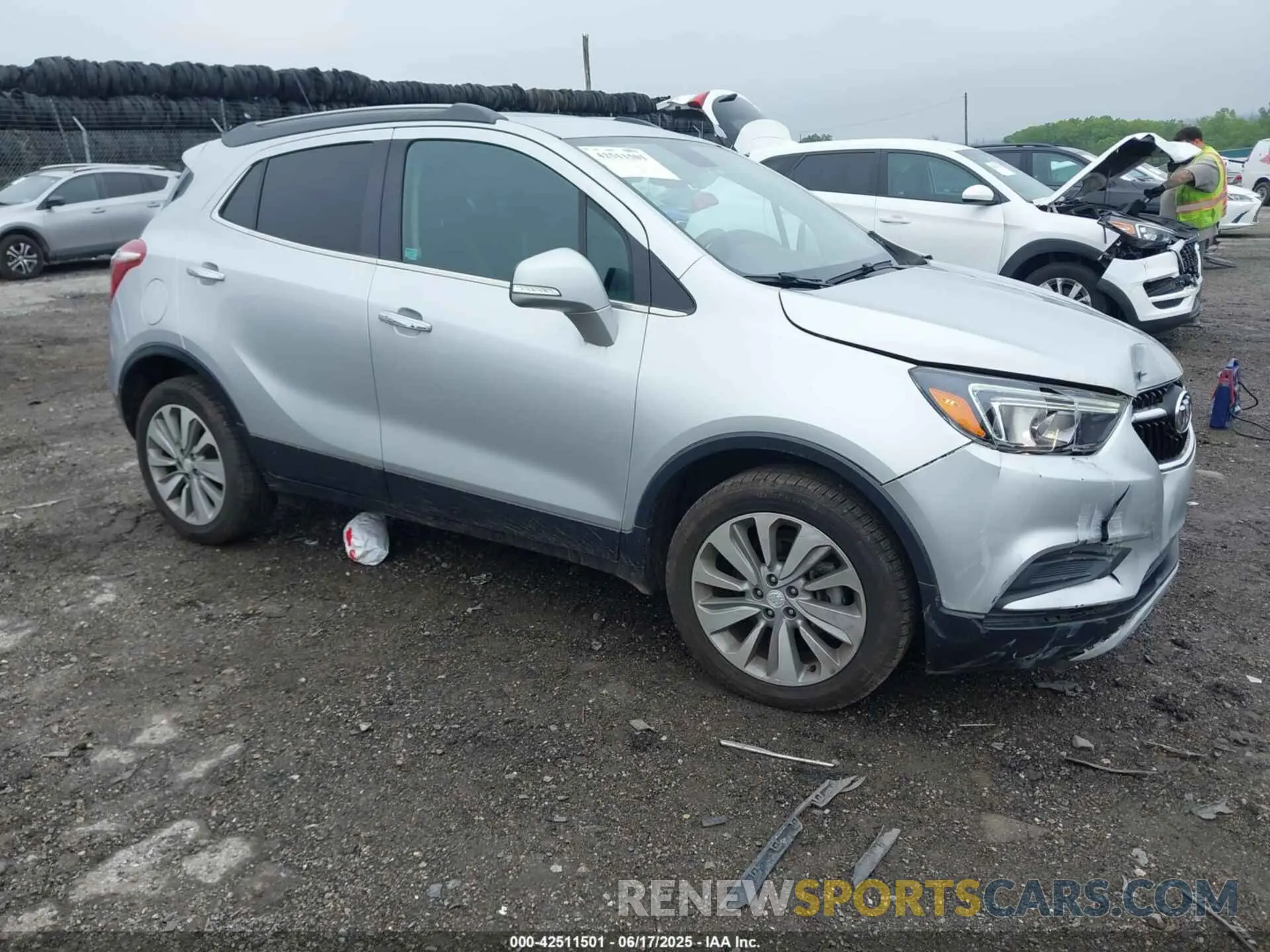 1 Photograph of a damaged car KL4CJASB2KB786223 BUICK ENCORE 2019