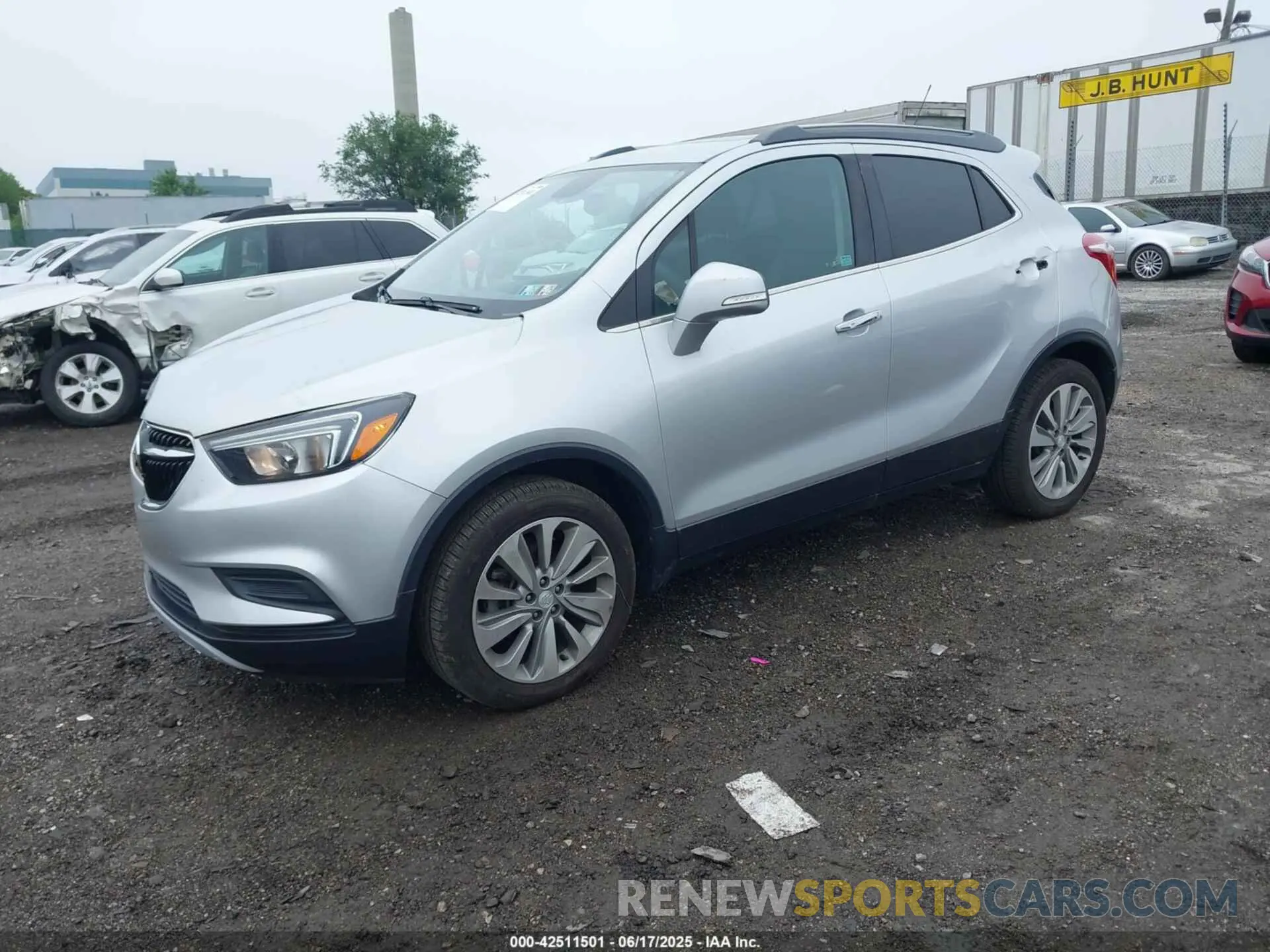 2 Photograph of a damaged car KL4CJASB2KB786223 BUICK ENCORE 2019