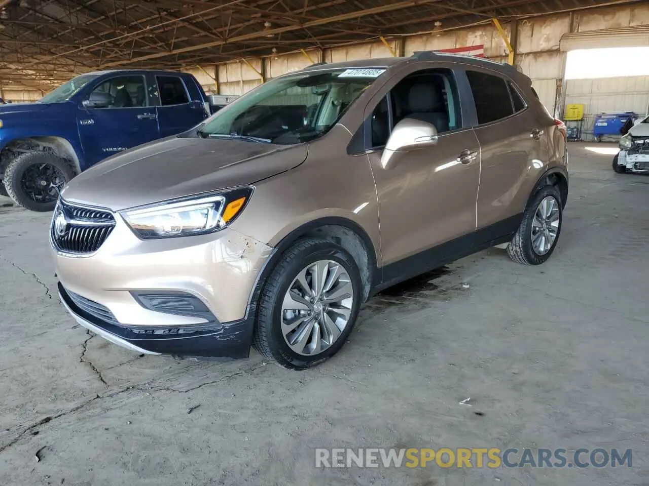 1 Photograph of a damaged car KL4CJASB2KB879971 BUICK ENCORE 2019