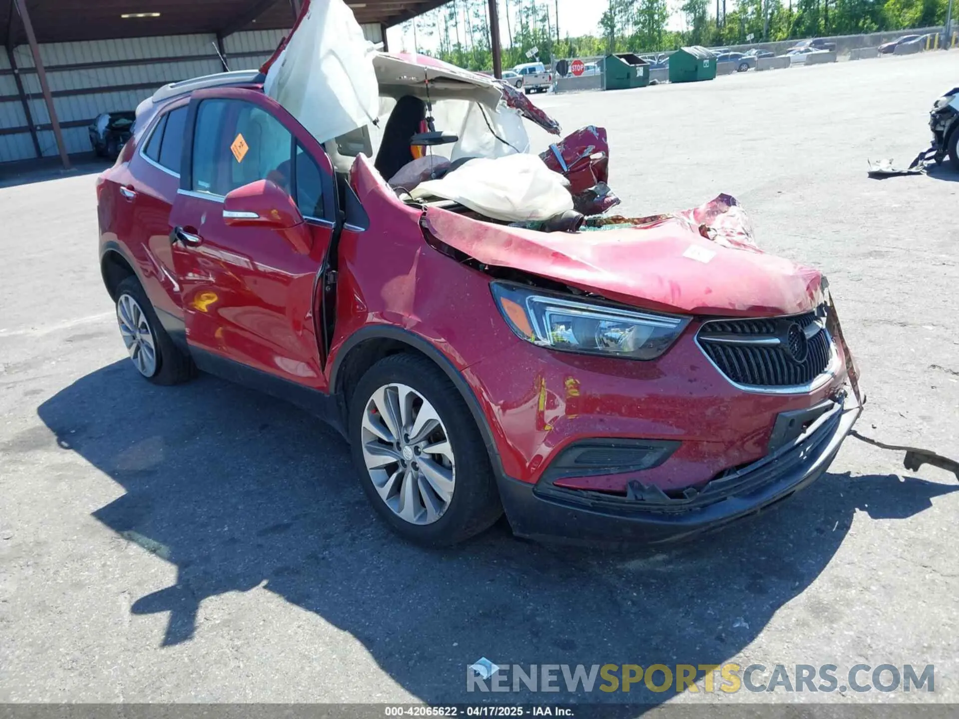 1 Photograph of a damaged car KL4CJASB2KB902987 BUICK ENCORE 2019