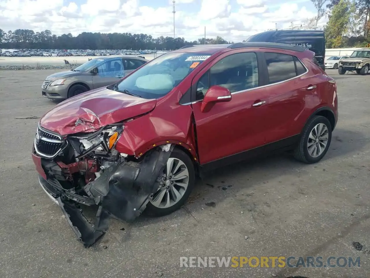 1 Photograph of a damaged car KL4CJASB3KB711272 BUICK ENCORE 2019
