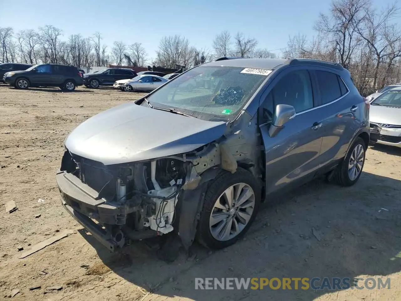 1 Photograph of a damaged car KL4CJASB3KB741887 BUICK ENCORE 2019