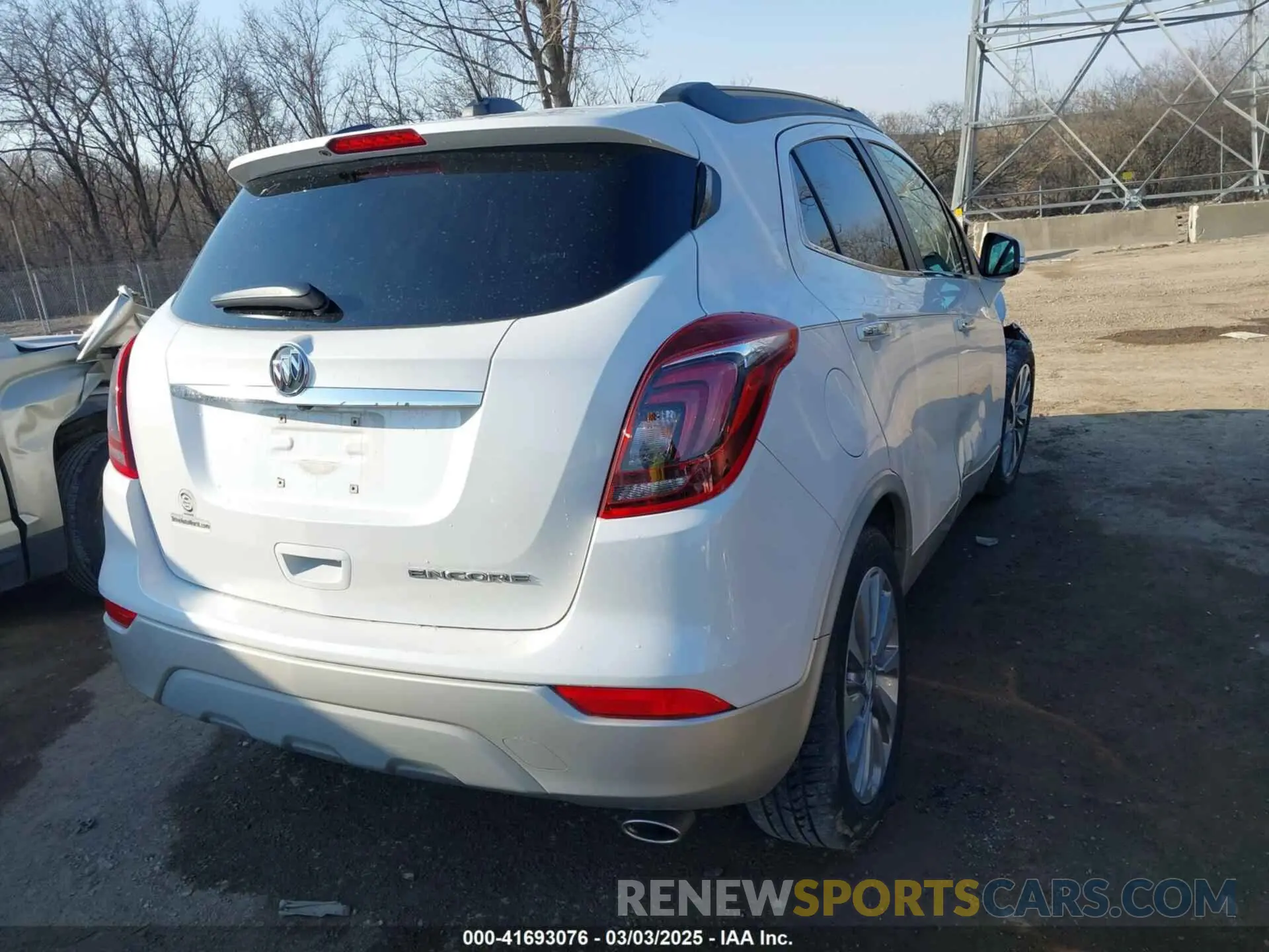 4 Photograph of a damaged car KL4CJASB3KB830570 BUICK ENCORE 2019