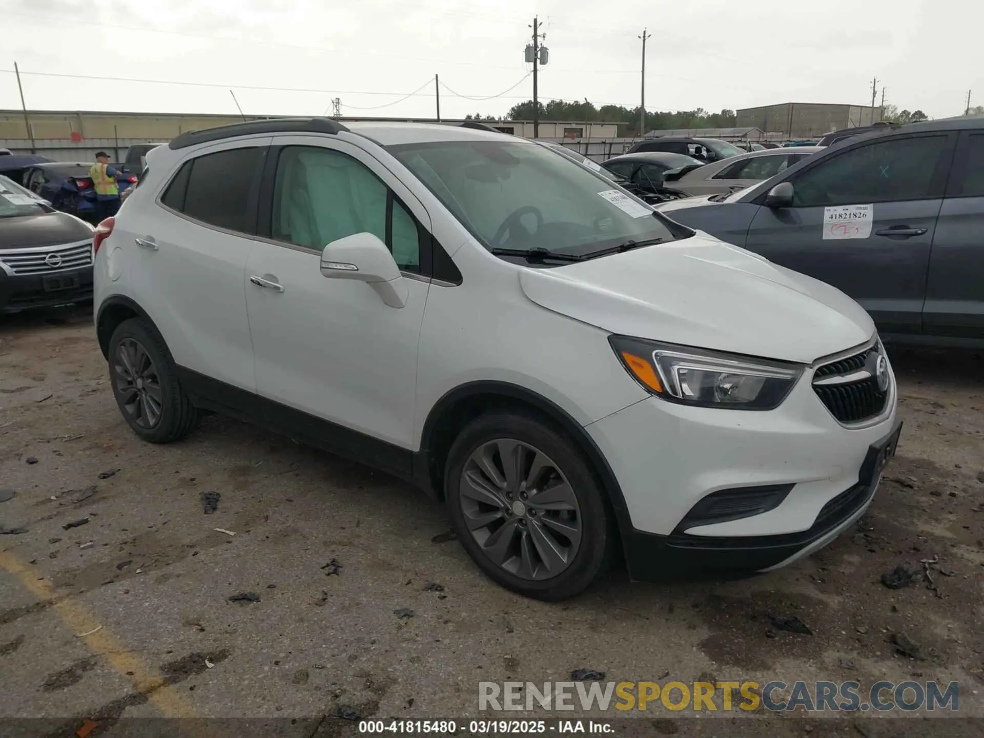 1 Photograph of a damaged car KL4CJASB3KB841777 BUICK ENCORE 2019