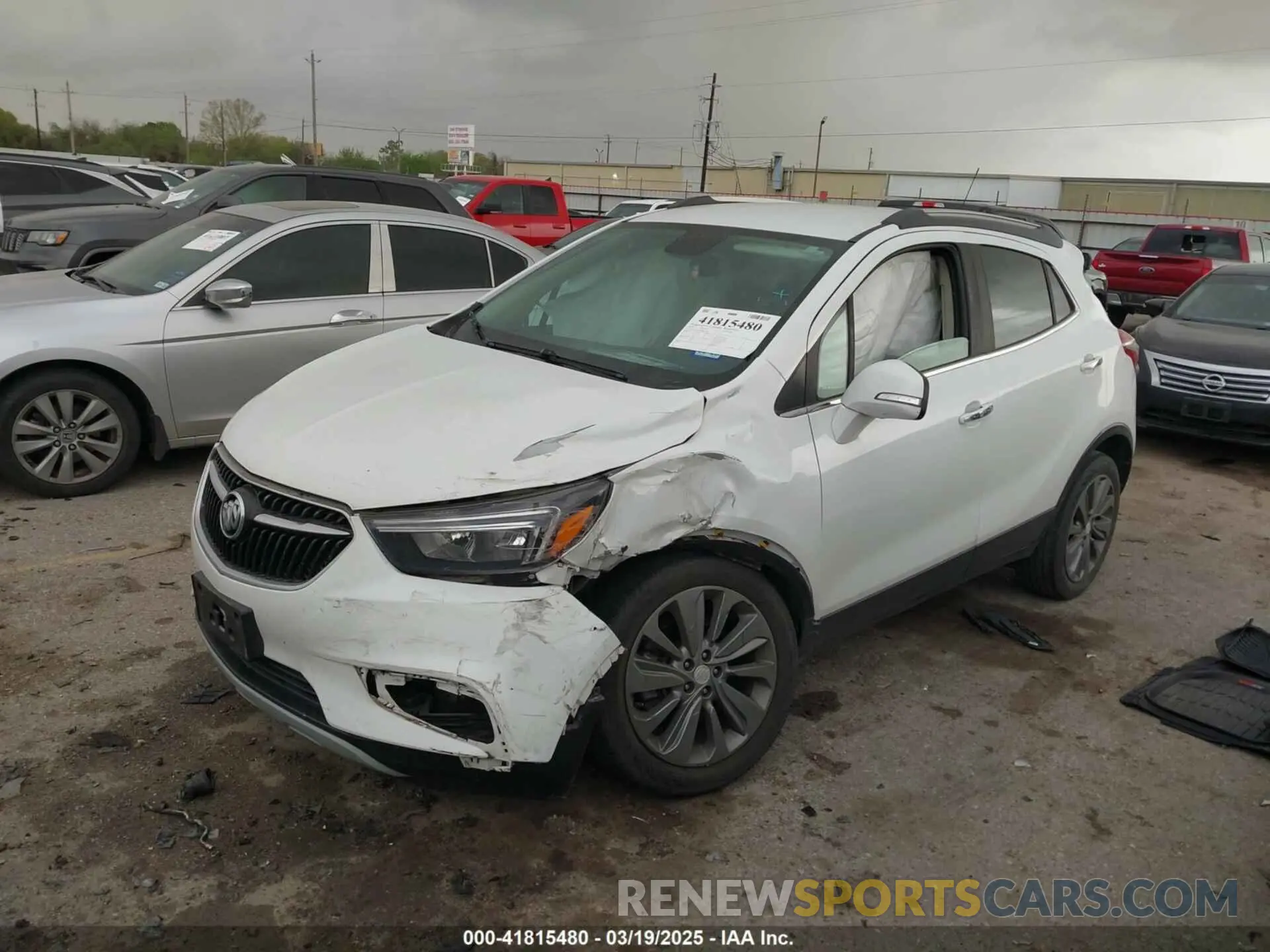 2 Photograph of a damaged car KL4CJASB3KB841777 BUICK ENCORE 2019