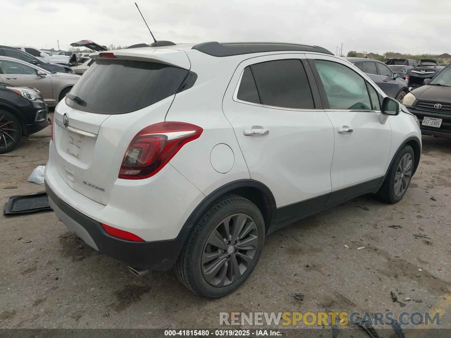 4 Photograph of a damaged car KL4CJASB3KB841777 BUICK ENCORE 2019