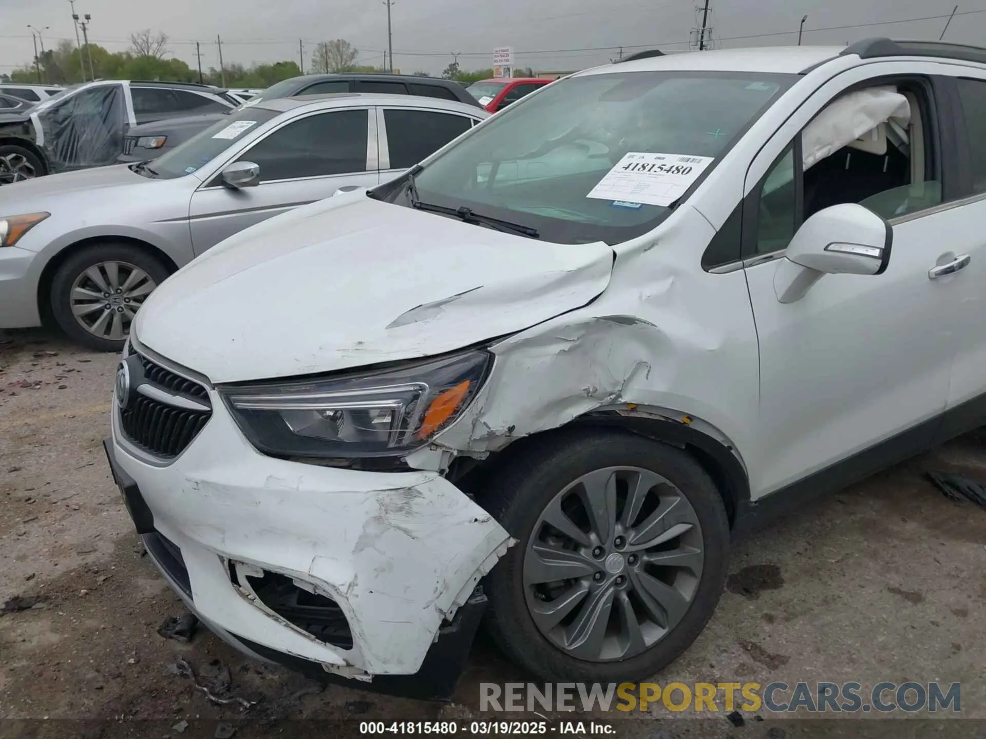6 Photograph of a damaged car KL4CJASB3KB841777 BUICK ENCORE 2019
