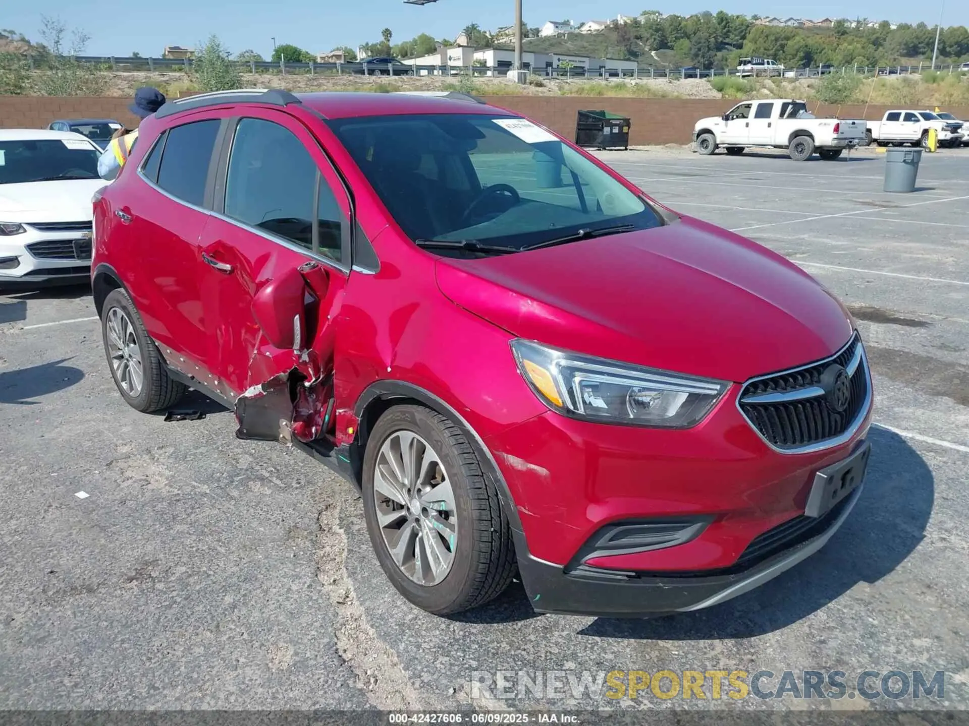 1 Photograph of a damaged car KL4CJASB3KB878831 BUICK ENCORE 2019