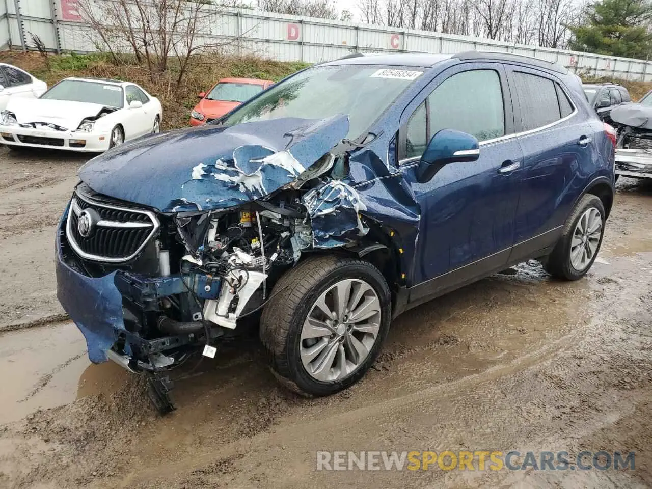 1 Photograph of a damaged car KL4CJASB3KB883317 BUICK ENCORE 2019