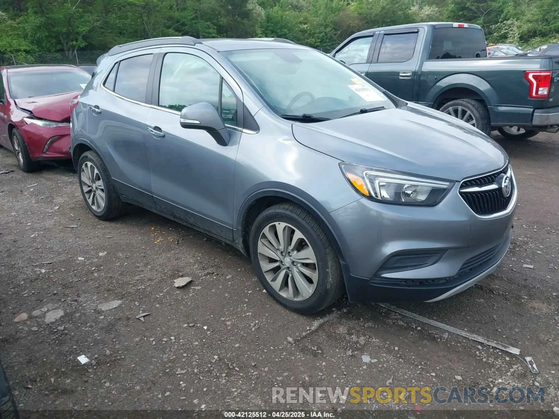 1 Photograph of a damaged car KL4CJASB4KA835826 BUICK ENCORE 2019